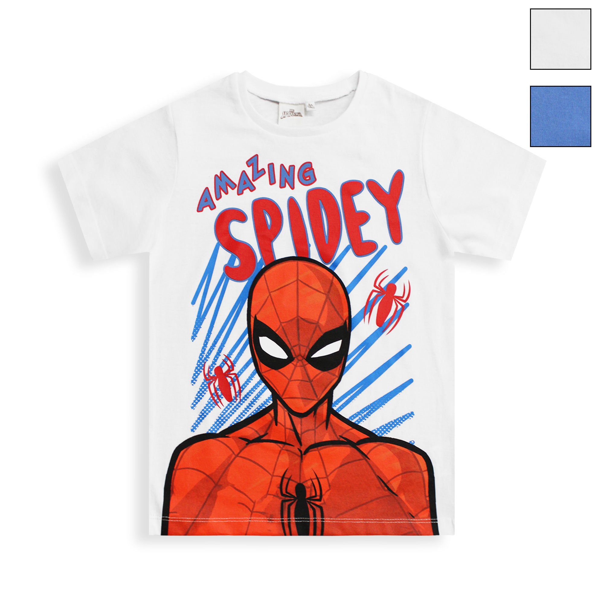 T-shirt Marvel Spiderman maglia bambino mezze maniche in cotone Spider Man 6593