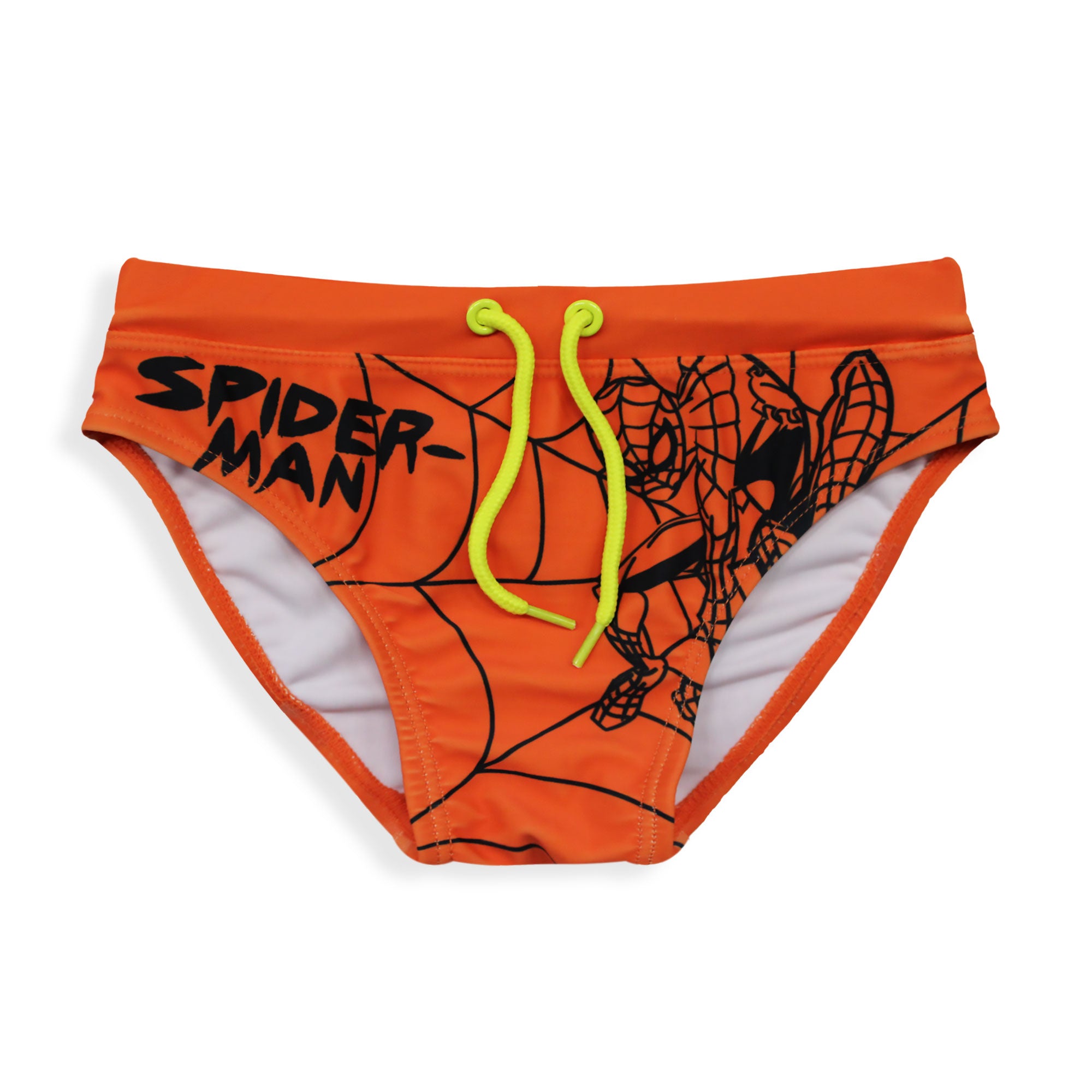 Costume da bagno bambino Marvel Spiderman mutandina slip fluo mare bimbo 6631