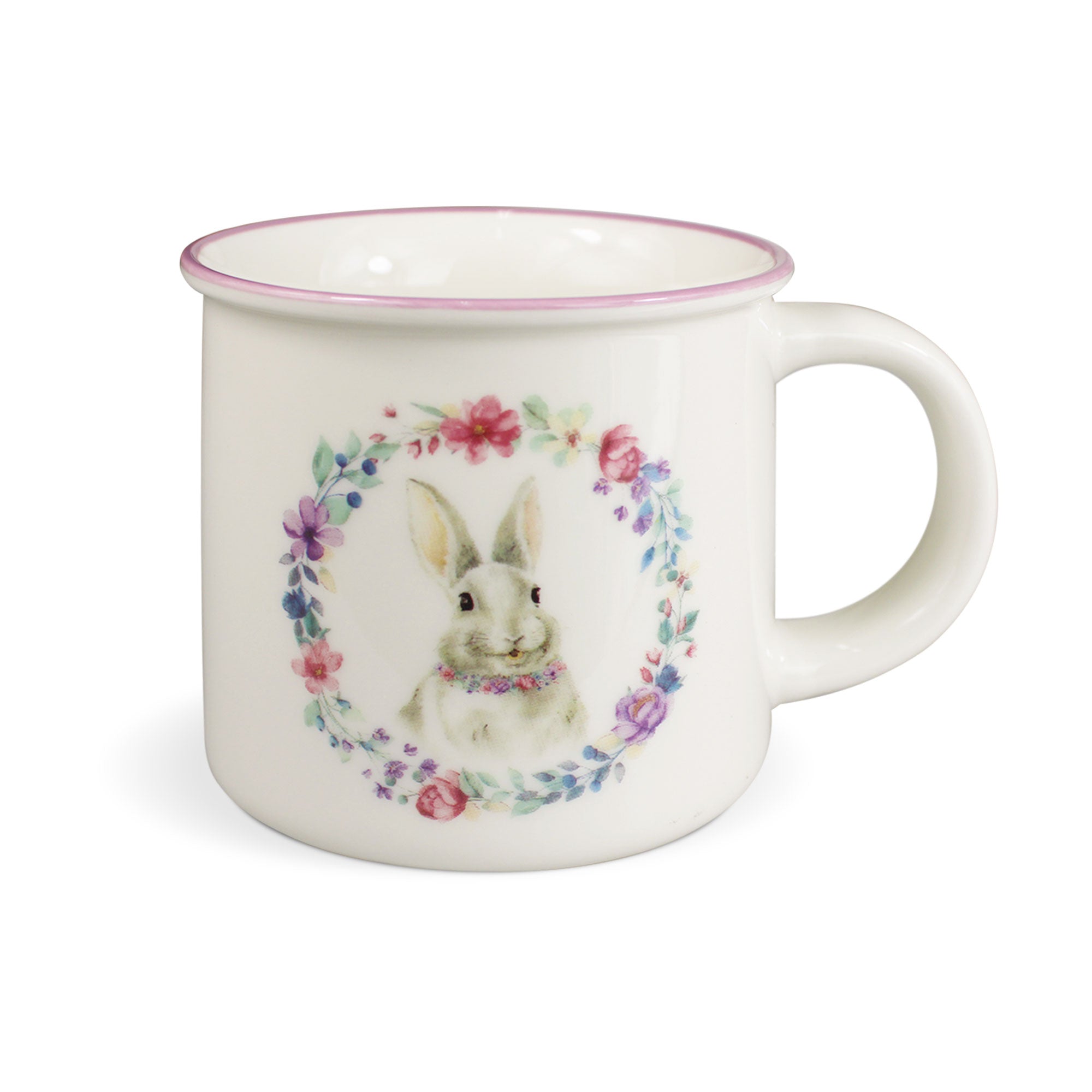 Tazza pasquale Nuvole di Stoffa Mug in porcellana Decoro Pasqua Bunny 335ml 6642