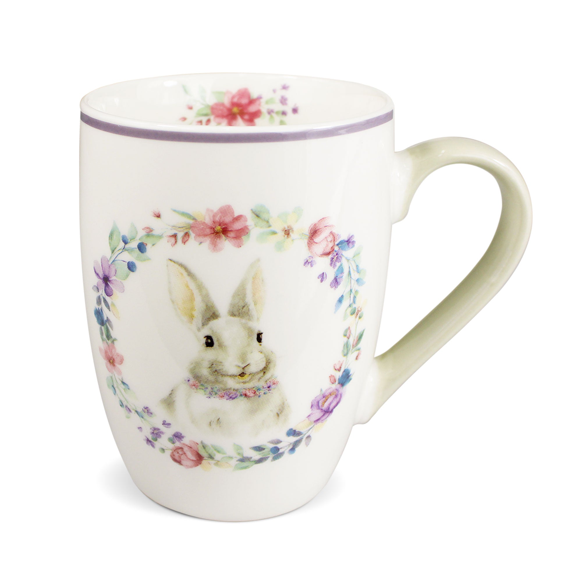 Tazza pasquale Nuvole di Stoffa Mug in porcellana Decoro Pasqua Bunny 340ml 6645