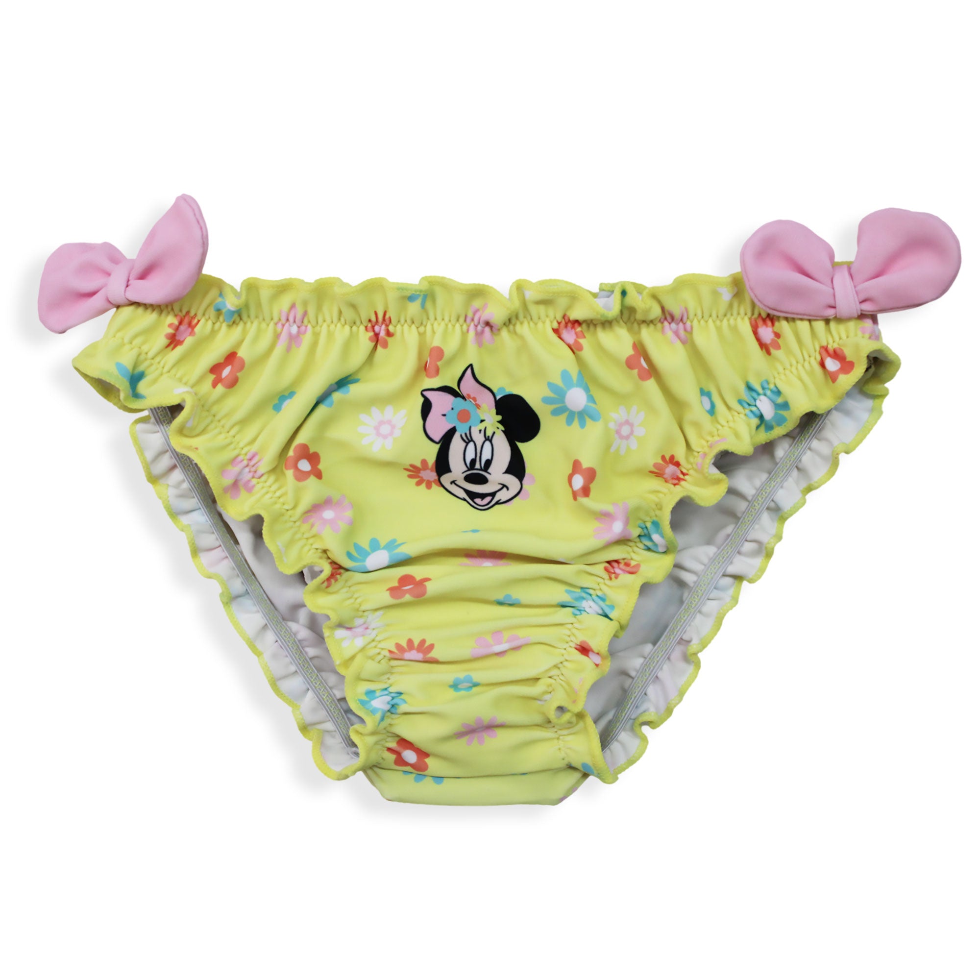 Costume da bagno slip mare per neonato bambina Disney Minnie Mouse fiocchi 6658