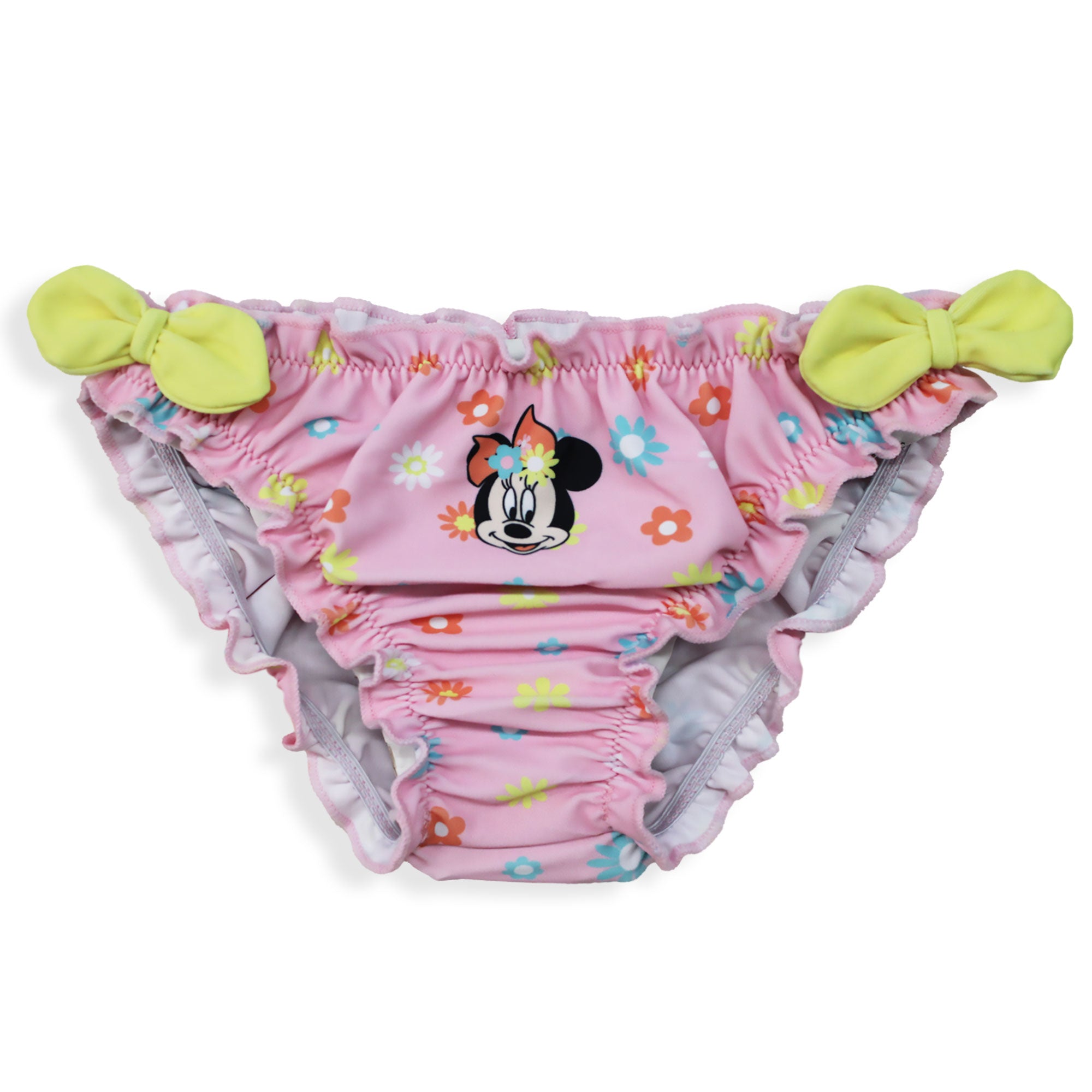 Costume da bagno slip mare per neonato bambina Disney Minnie Mouse fiocchi 6658