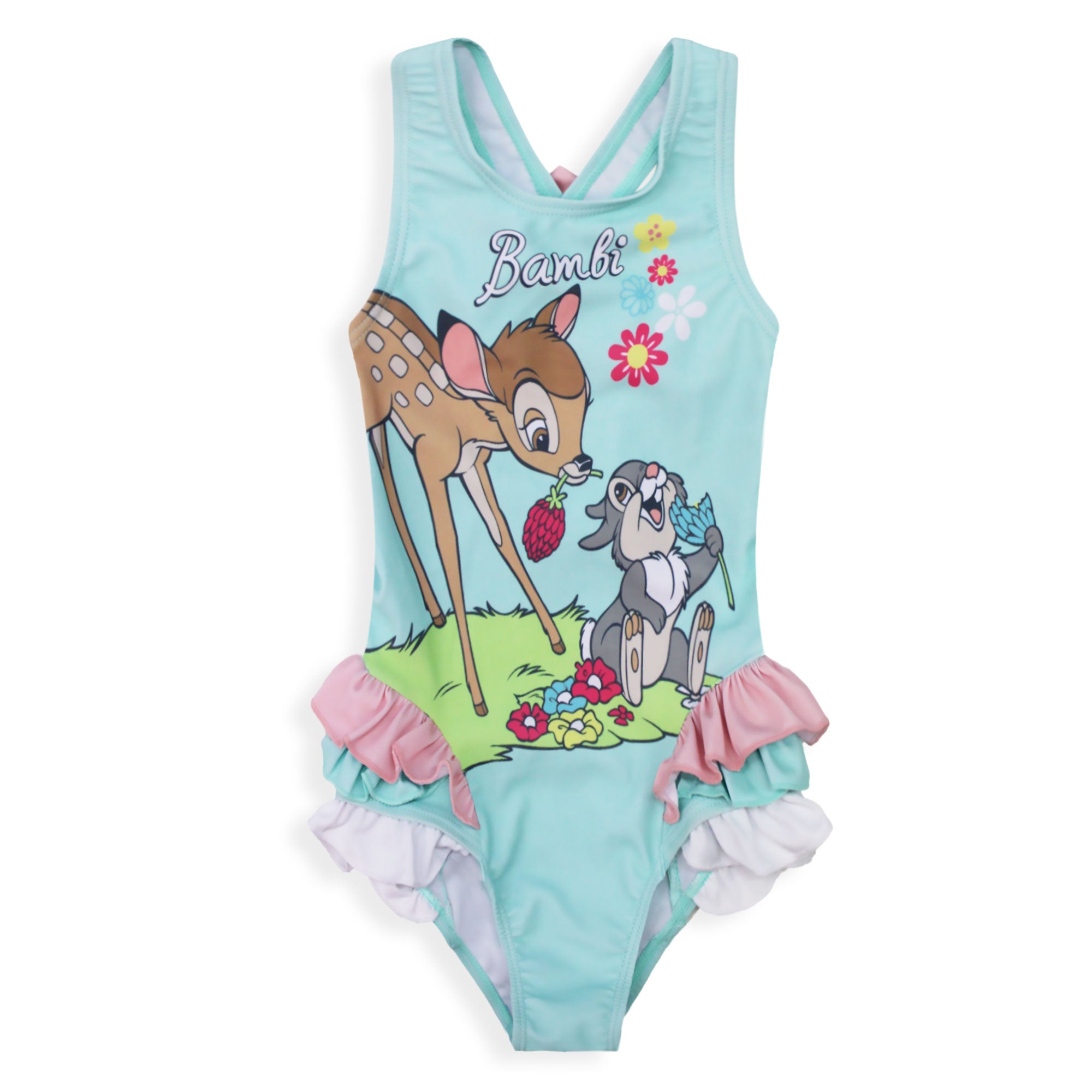 Costume da bagno intero mare Disney Bambi per neonato bambina 1 pezzo bimba 6661