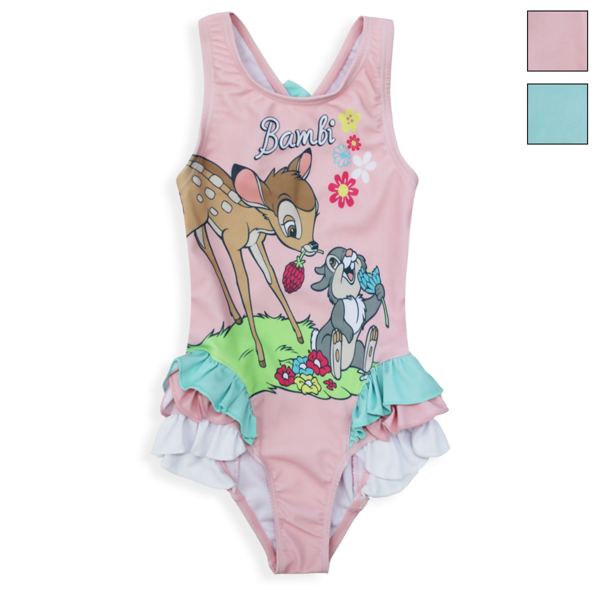 Costume da bagno intero mare Disney Bambi per neonato bambina 1 pezzo bimba 6661