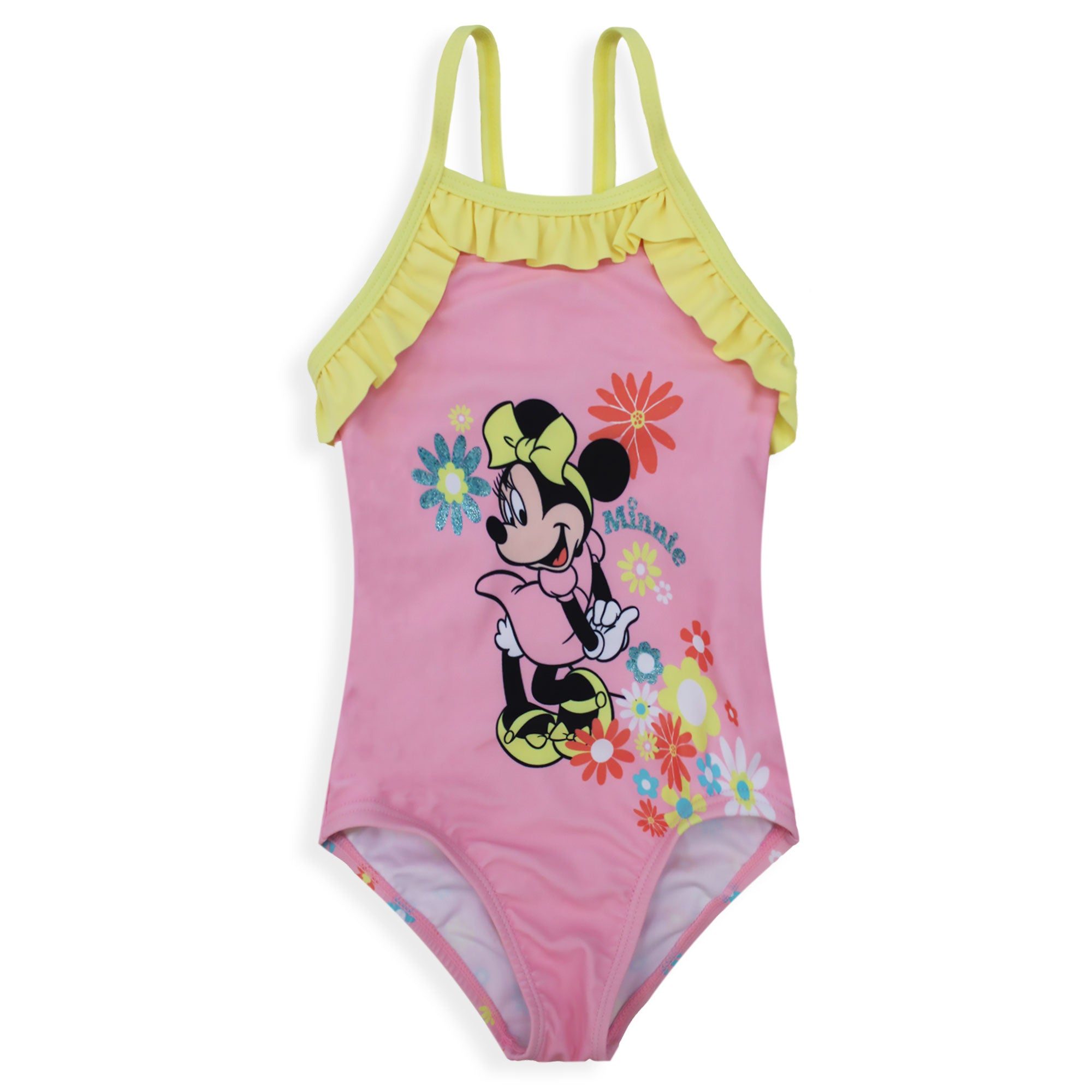 Costume da bagno intero mare per neonato bambina Disney Minnie Mouse volant 6662