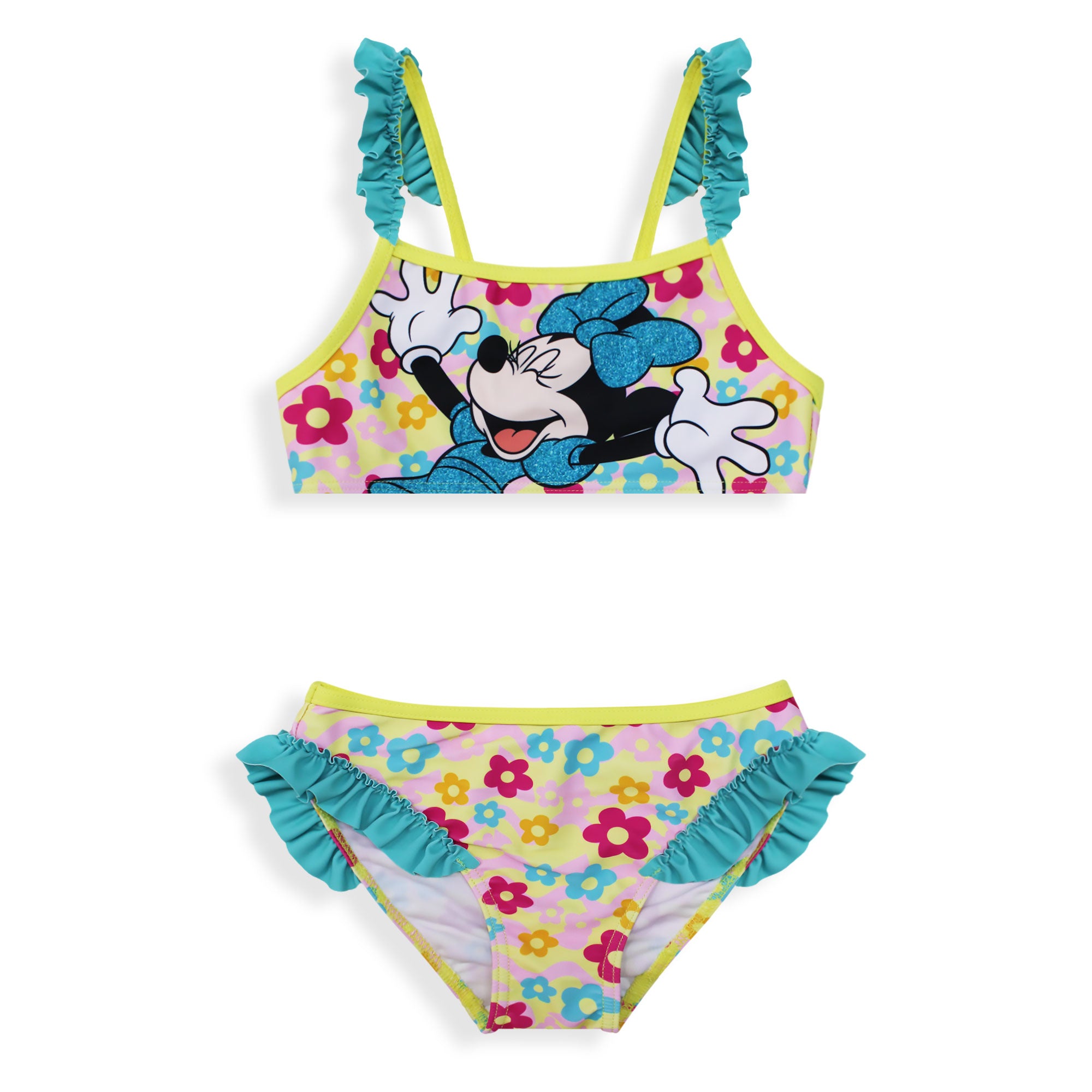 Disney Minnie Mouse bikini beach swimsuit for girls 2 pieces 6669