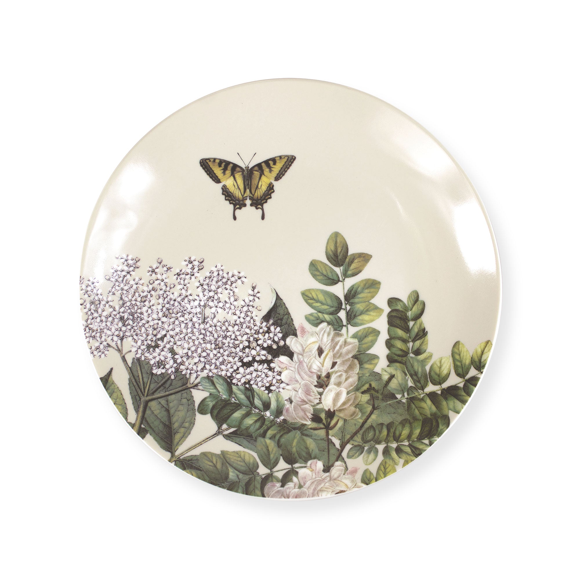 Dessert plates Nuvole di Stoffa Herbarium 2pcs in Natural Chic porcelain 6676