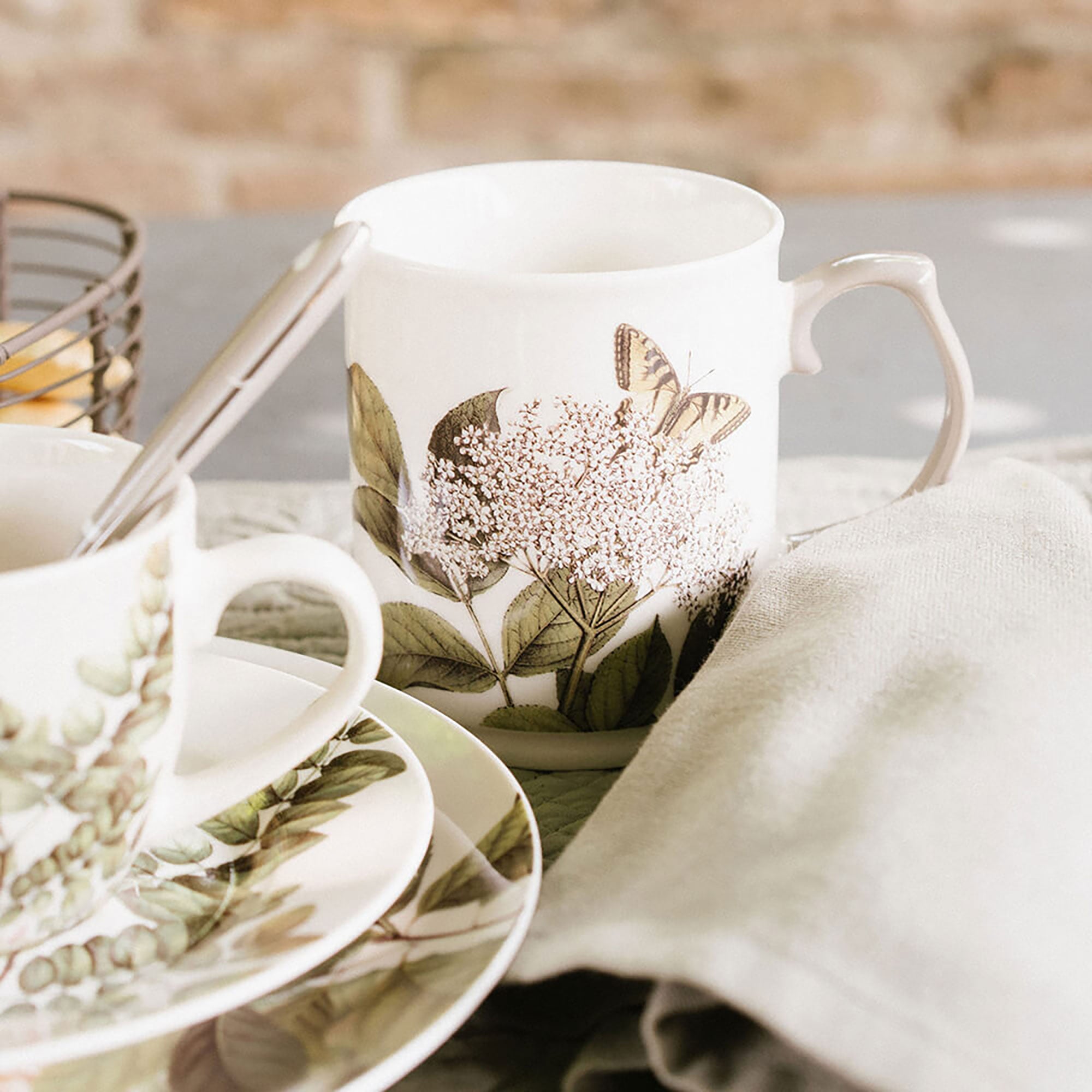 Tazze Natural Chic Mug porcellana Nuvole di Stoffa Herbarium 360ml 6682
