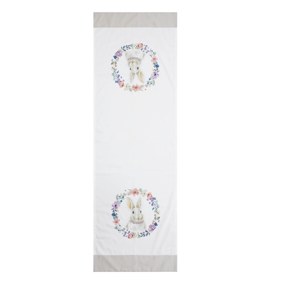 Runner Pasquale Nuvole di Stoffa Bunny 50x150cm Centrotavola Pasqua cotone 6704