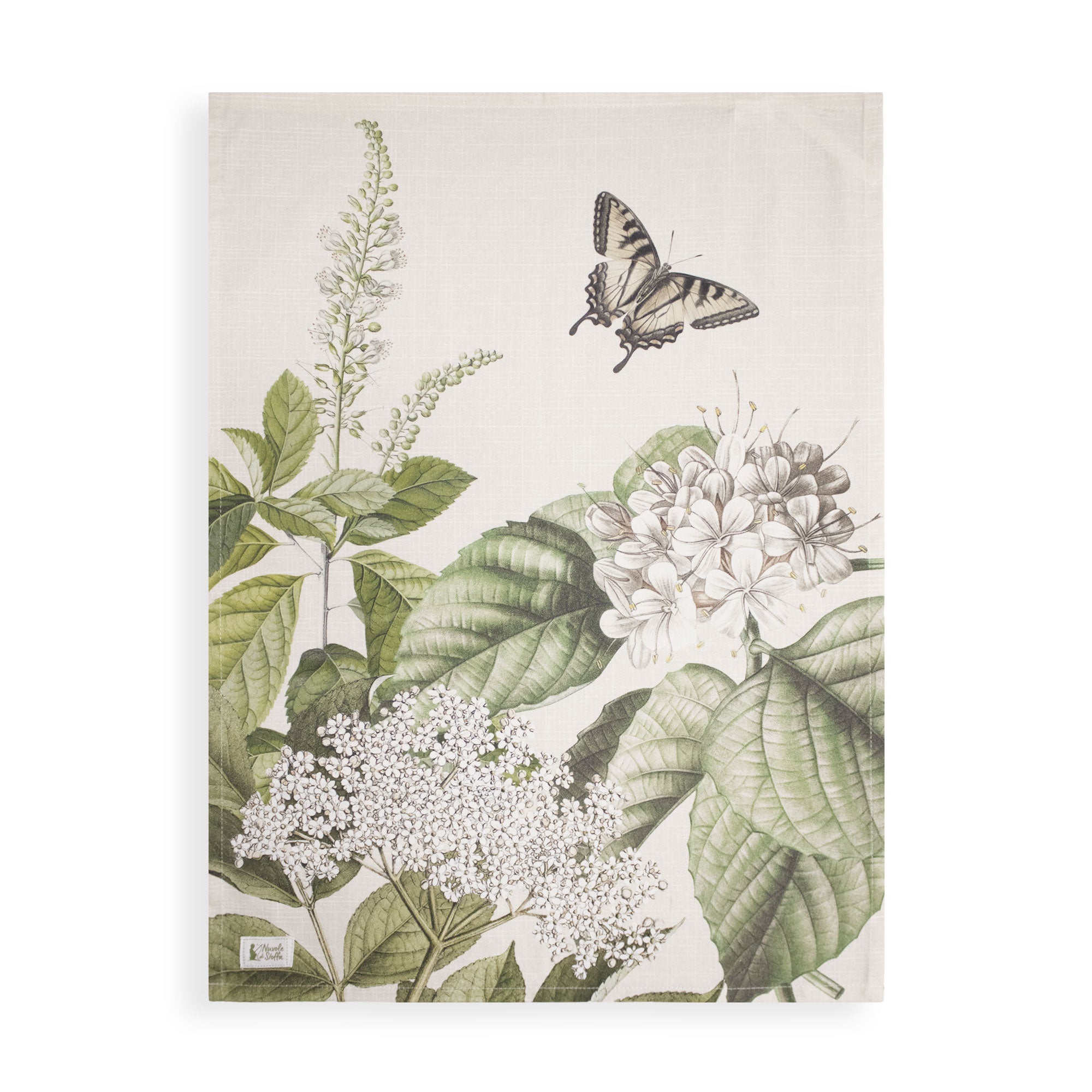 Strofinaccio Nuvole di Stoffa Herbarium Shabby Chic in cotone 6734