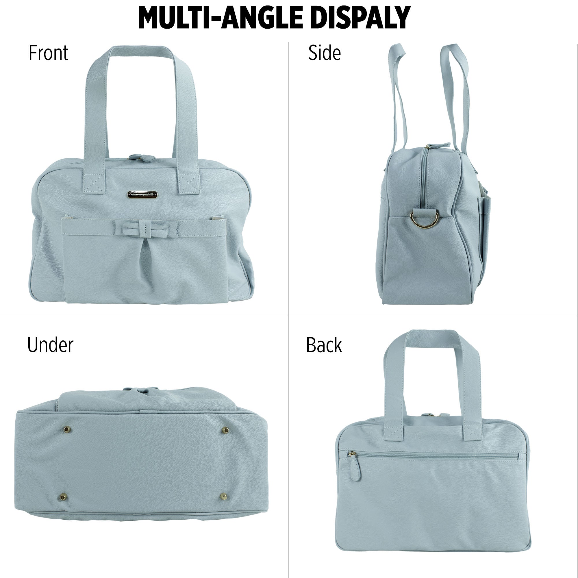 Set Borsa fasciatoio per nascita Neonato Nazareno Gabrielli in ecopelle 6740