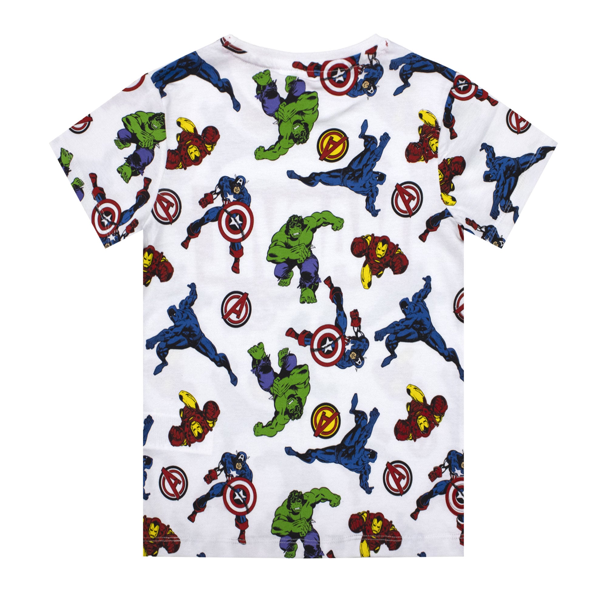 T-shirt Marvel Avengers maglia bambino mezze maniche in cotone 6785