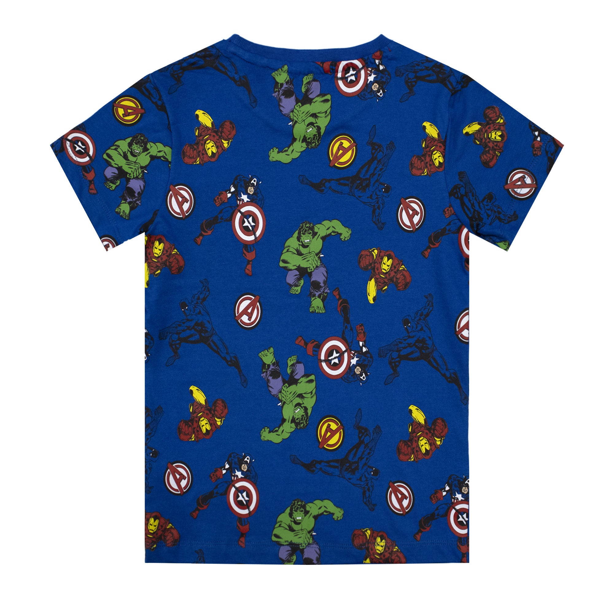 T-shirt Marvel Avengers maglia bambino mezze maniche in cotone 6785
