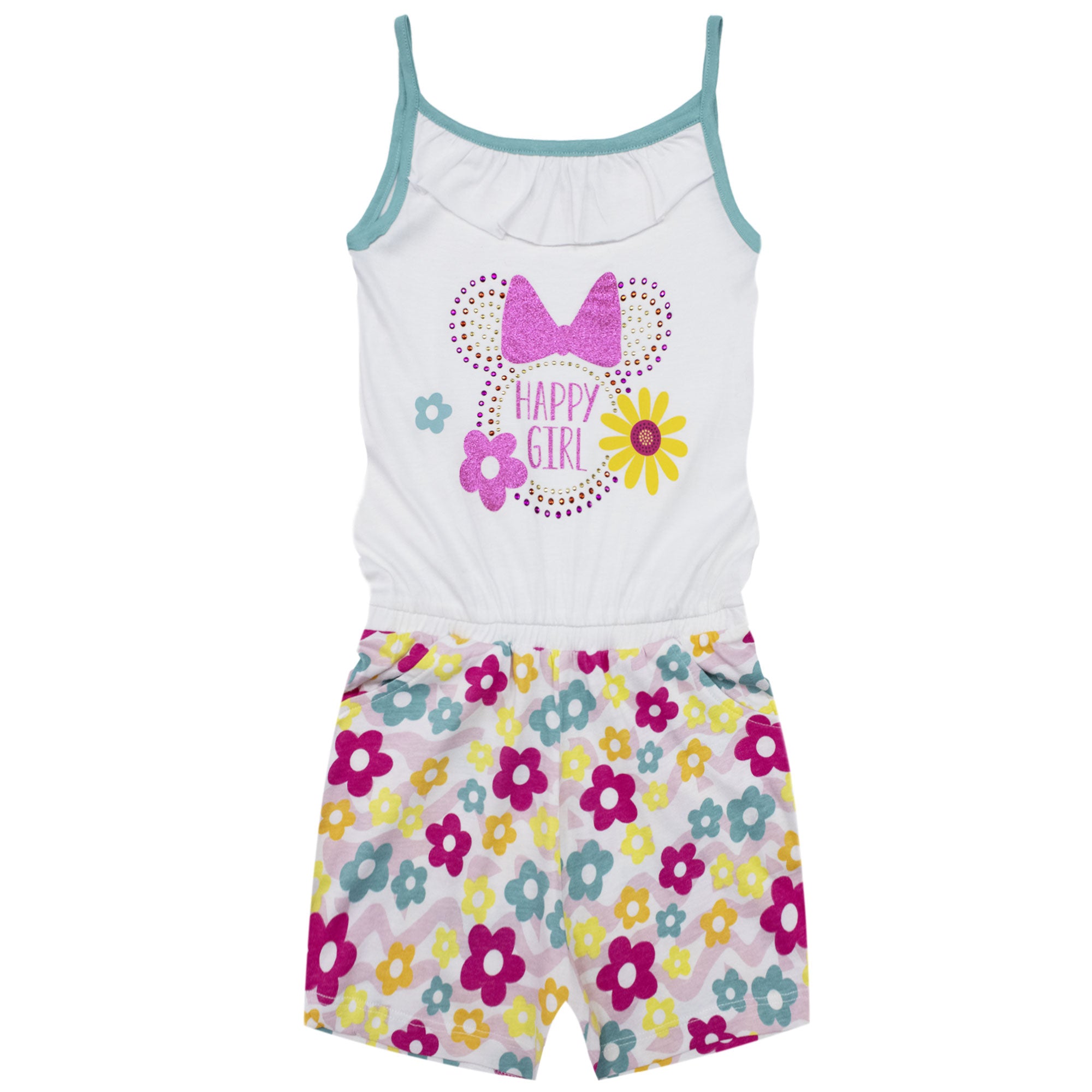 Abito bambina Disney Minnie Mouse vestitino stampato in cotone 6787