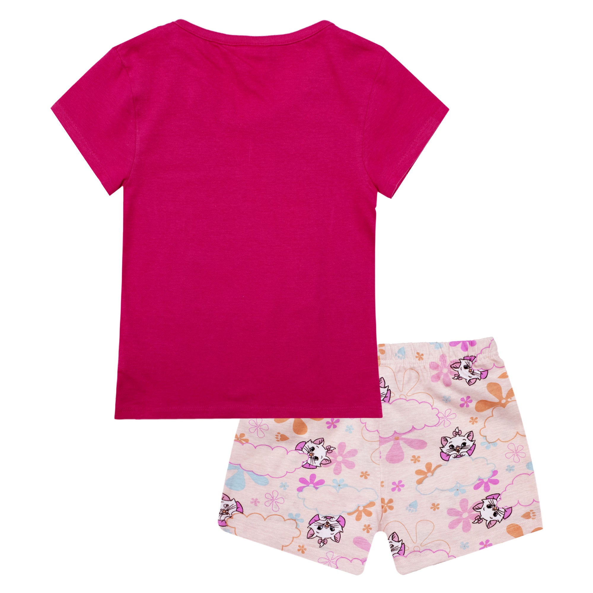 Pigiama bambina Disney Aristogatti Marie pantaloncino in cotone stampato 6788