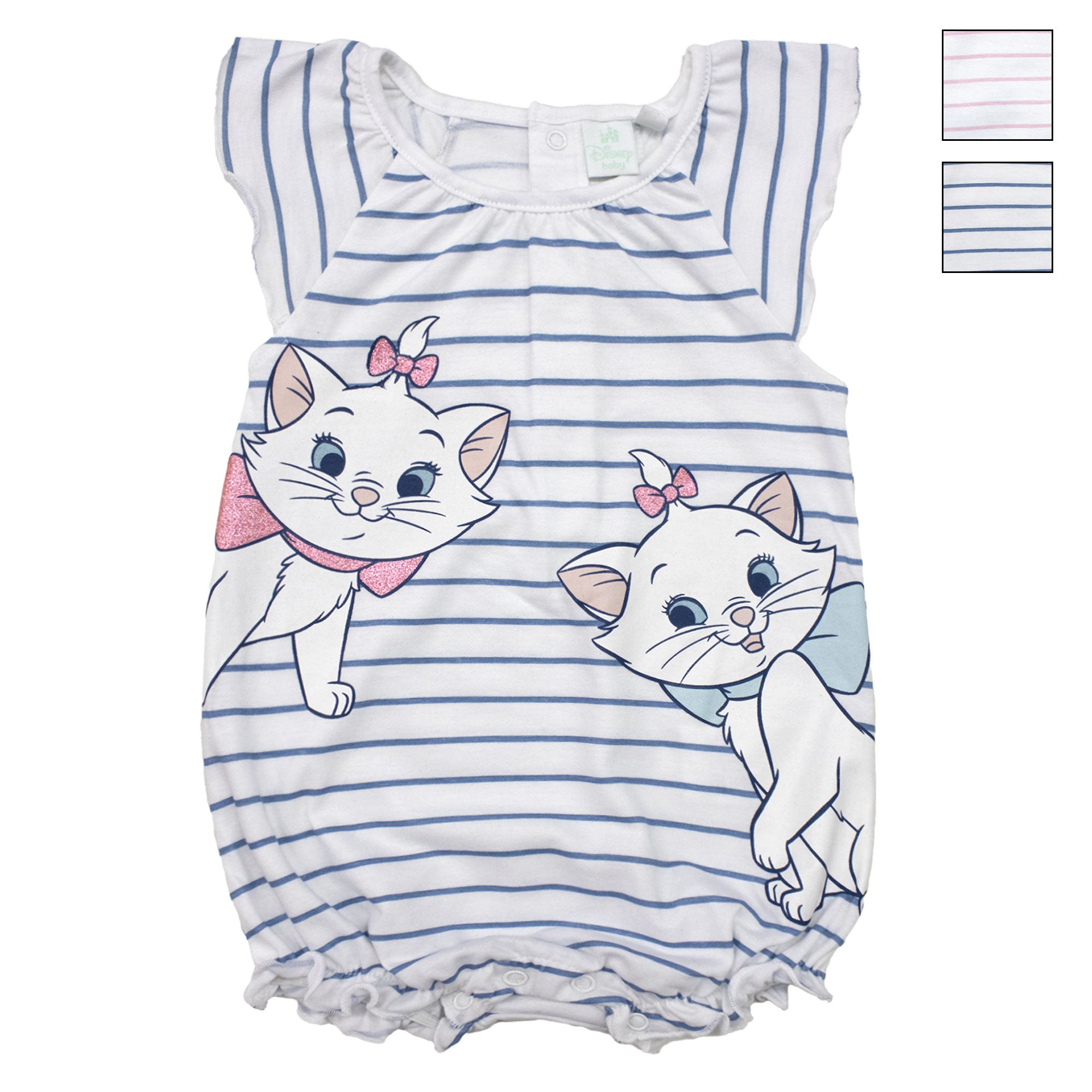 Pagliaccetto Disney neonato Aristogatti Marie in cotone estivo per bimba 6795