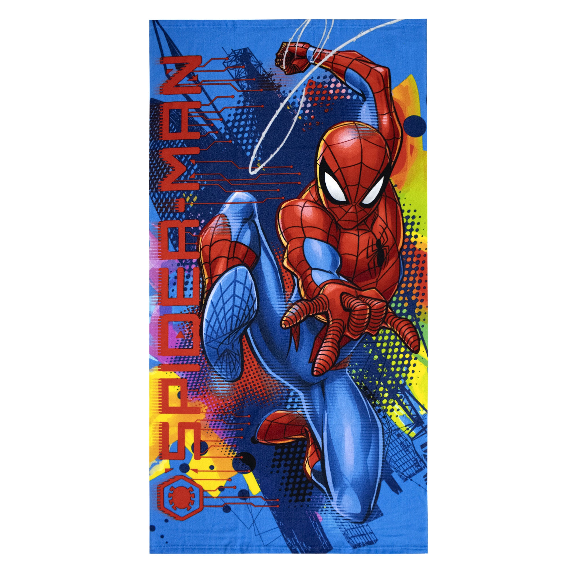 Telo mare Marvel Spiderman in microfibra 70x137cm asciugamano piscina 6818