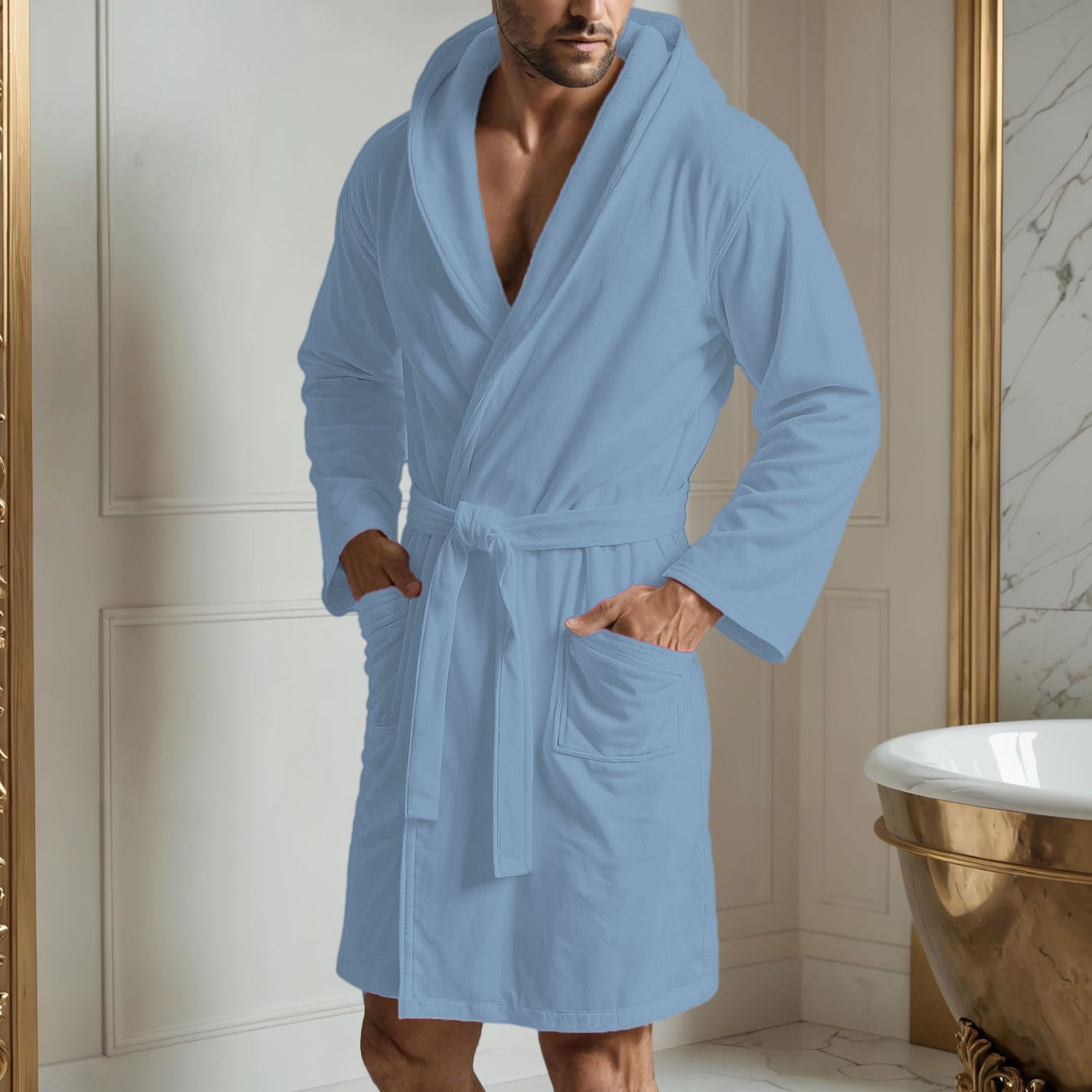 Accappatoio in microfibra unisex uomo donna Fitness Sport Viaggio 6834