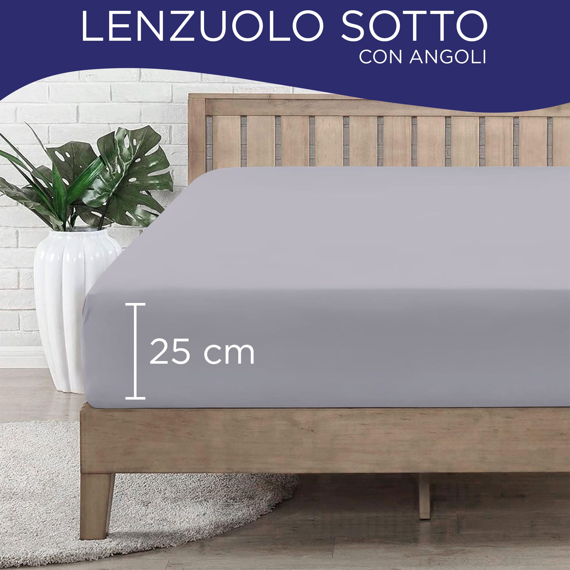 Lenzuola con angoli matrimoniali coordinabili TINTA UNITA di Caleffi Lenzuola con angoli matrimoniali coordinabili TINTA UNITA di Caleffi
