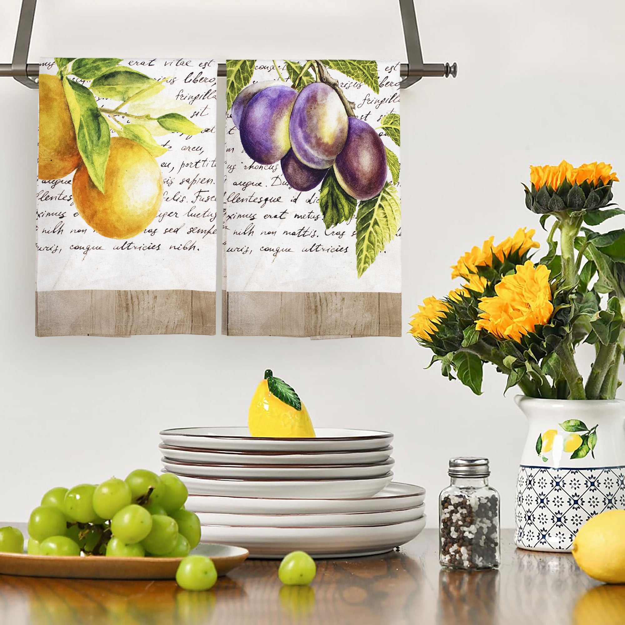 Set 10 Canovacci Cotone Vintage A Quadri - 45x65cm, Assorbenti, Con Ganci, Multicolore - Foto 13