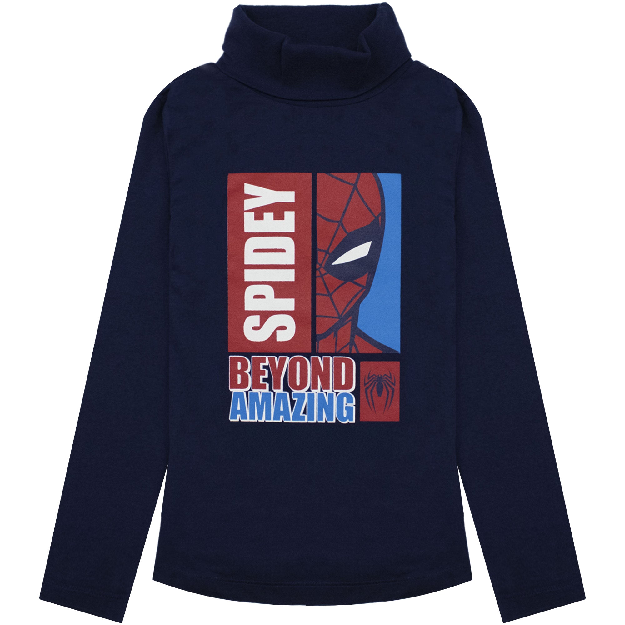 Maglietta Marvel Spiderman bambino maglia maniche lunghe in cotone 6891