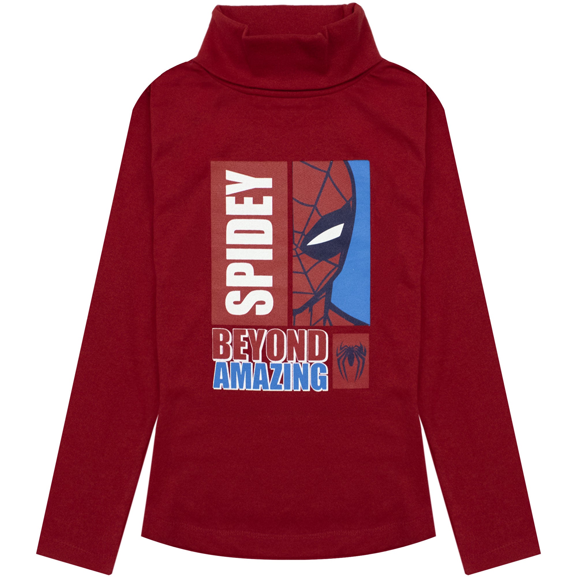 Maglietta Marvel Spiderman bambino maglia maniche lunghe in cotone 6891