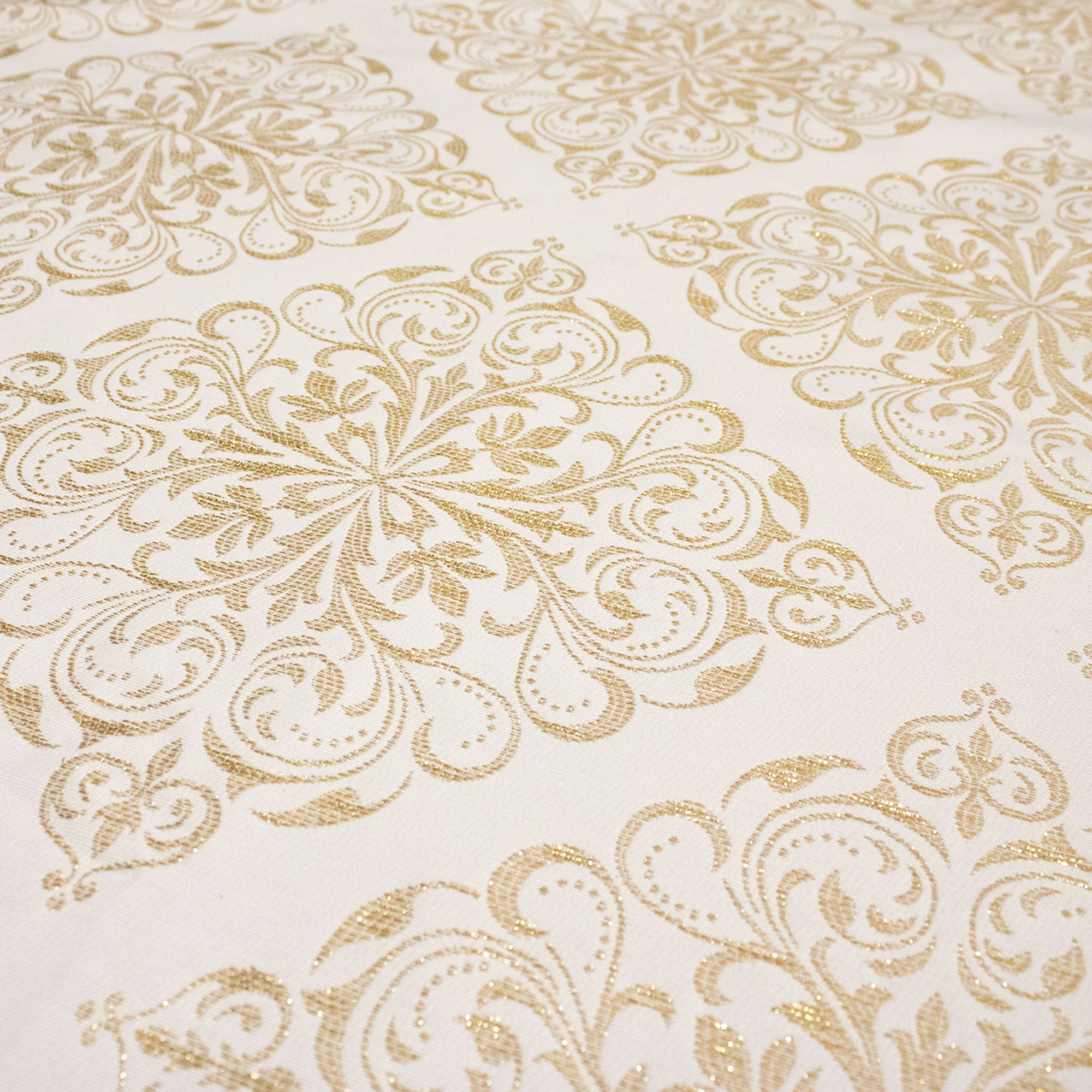 Tovaglia Natalizia glitter lurex Crystal 18 posti Decoro di Natale 6906