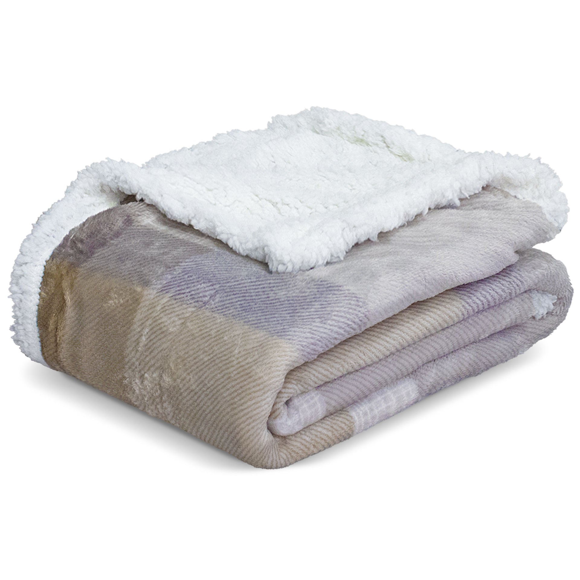 Plaid Bosco di Casa Anversa | Plaid in pile con retro agnellato