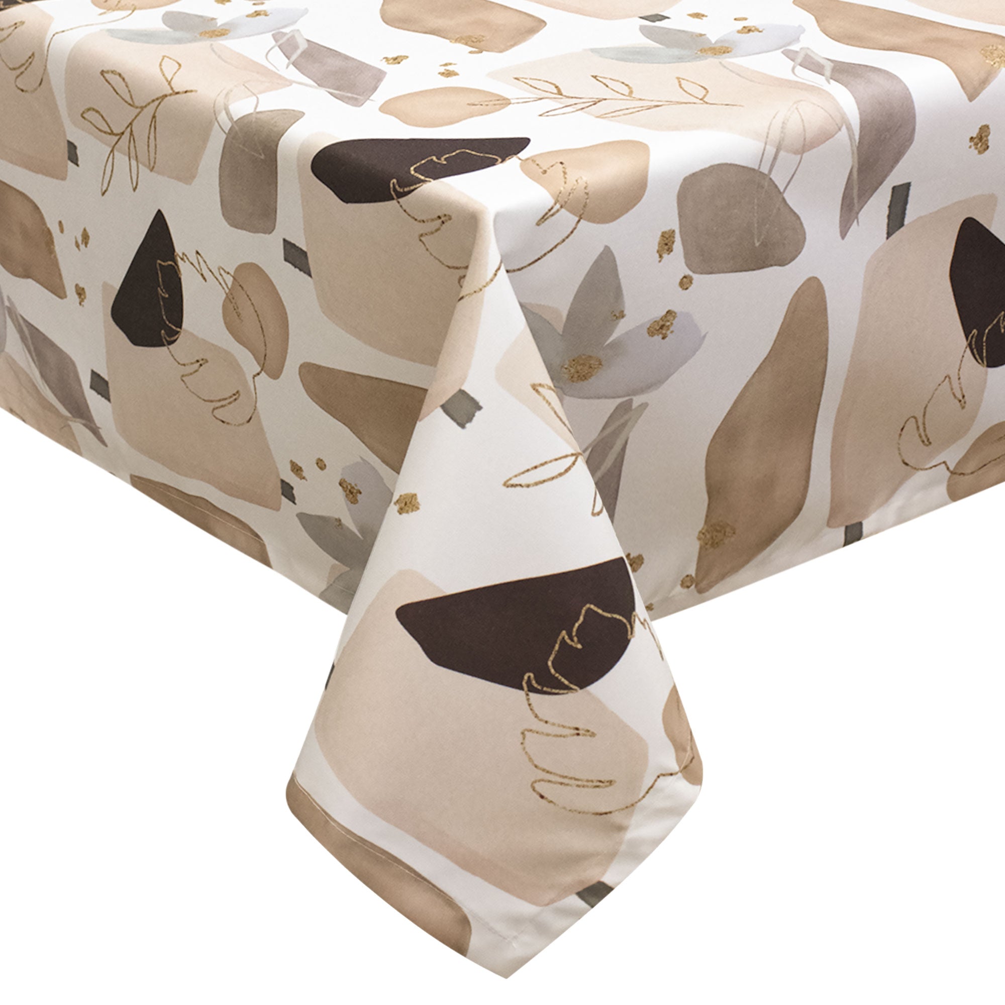 Tovaglia antimacchia copritavolo impermeabile x12 stampa Foglie 140x250 6925