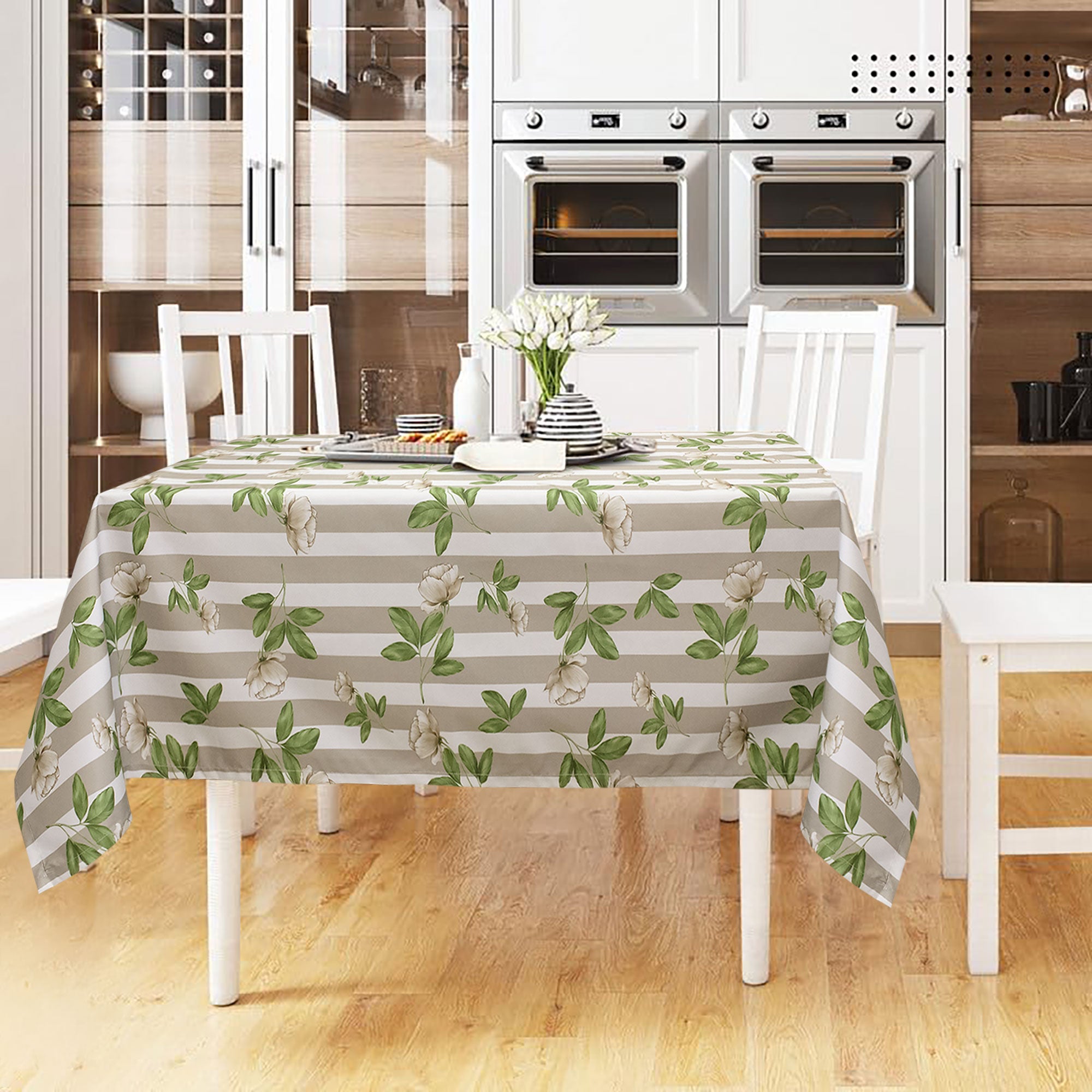 Tovaglia antimacchia copritavolo impermeabile stampa floreale varie misure 6936