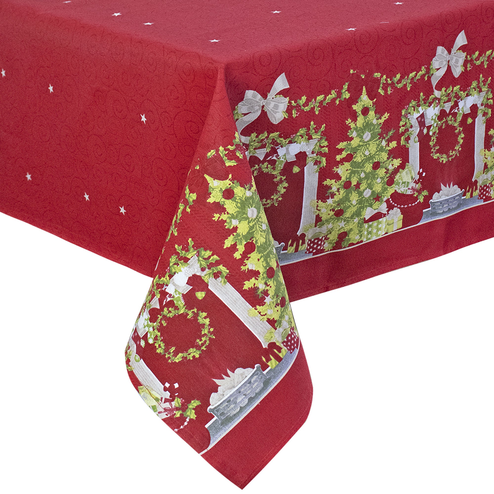 Tovaglia Natalizia rettangolare varie misure Copritavolo Twill stampato 6974