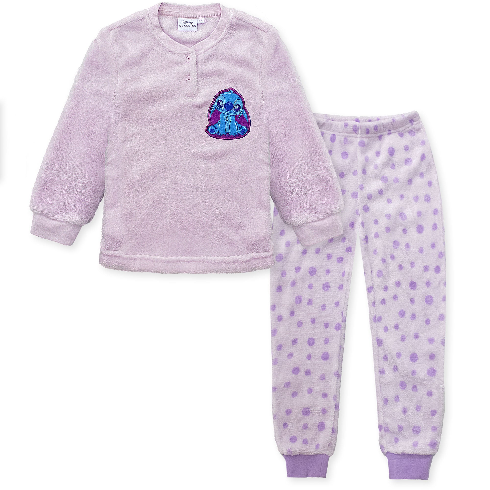Pigiama Disney Lilo e Stitch in pile invernale per bambina
