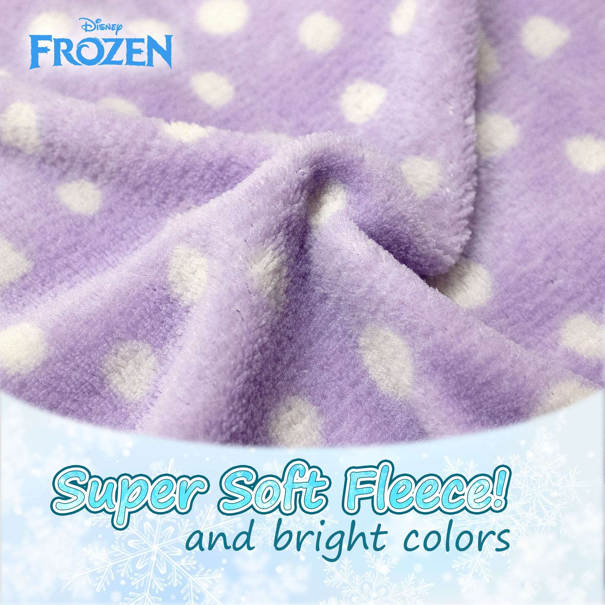 Vestaglia Disney Frozen Elsa in pile invernale per bambina pois 6995