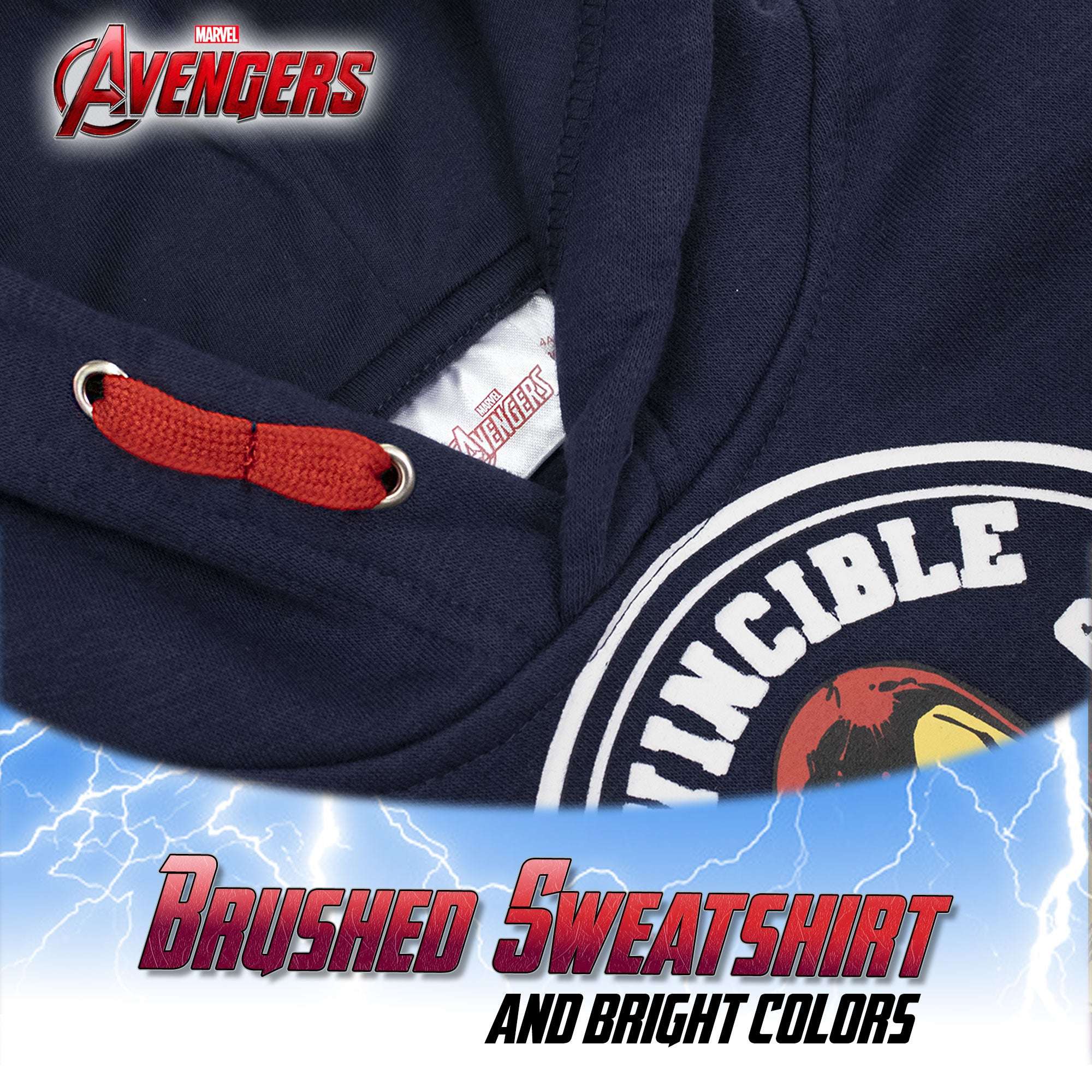 Felpa Marvel Avengers per bambino con cappuccio a maniche lunghe bimbo 6999