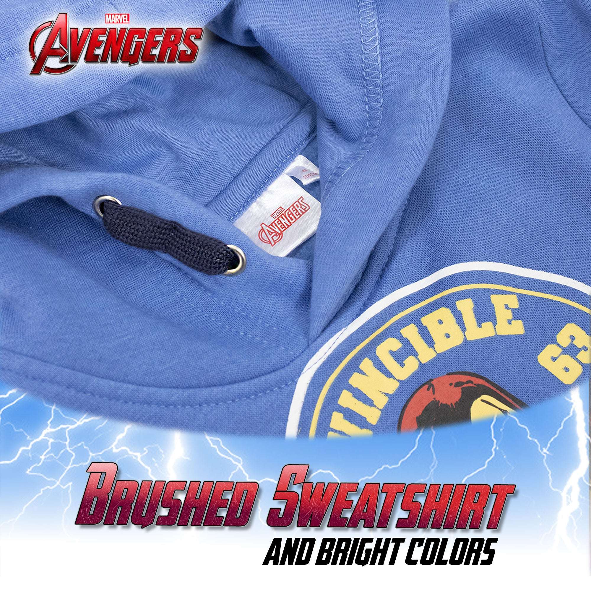 Felpa Marvel Avengers per bambino con cappuccio a maniche lunghe bimbo 6999