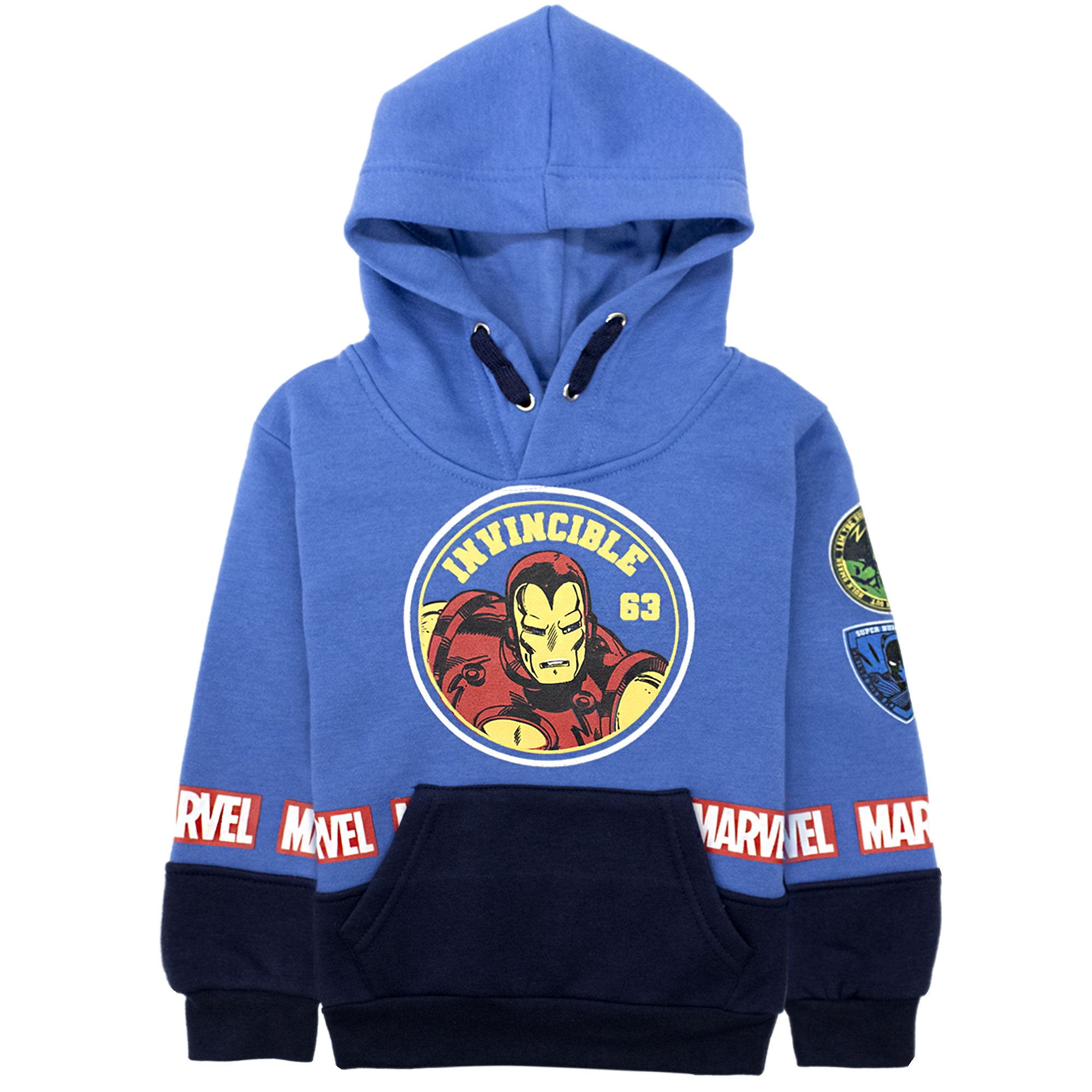 Felpa Marvel Avengers bambino con cappuccio a maniche lunghe