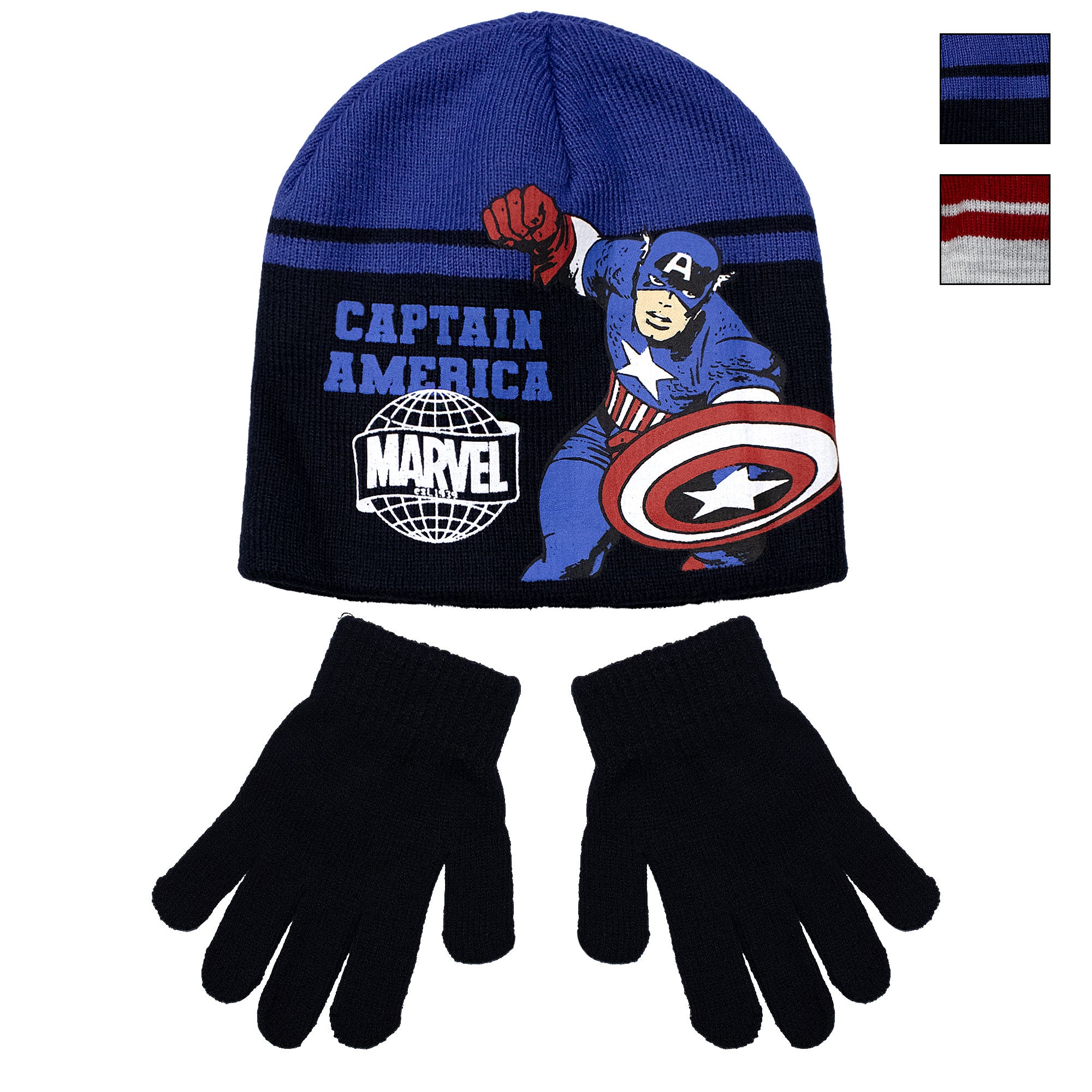 Set Cappello e guanti Marvel Avengers Capitan America per bambino Supereroi 7014