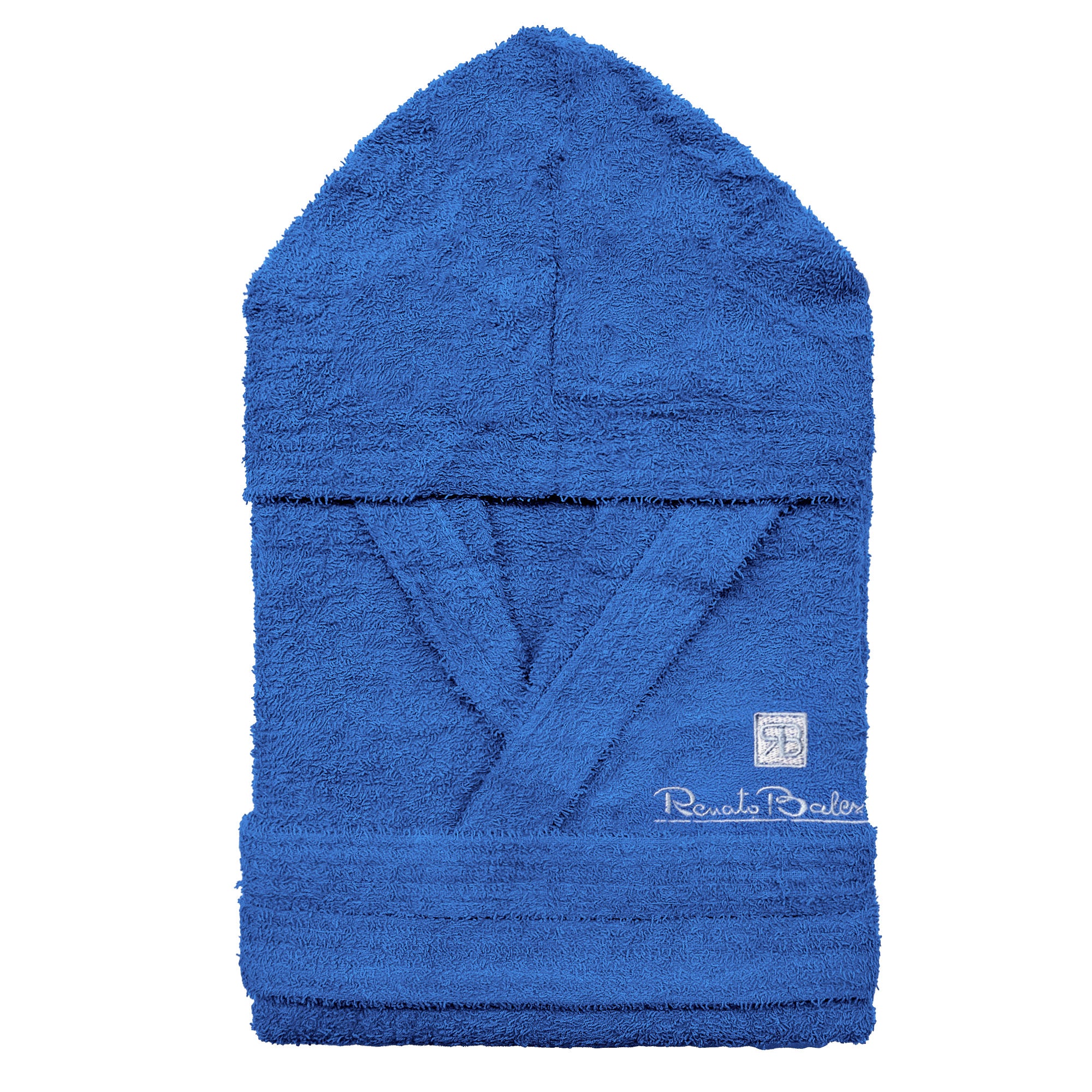 Accappatoio taglie forti in spugna cotone Renato Balestra unisex oversize 7016