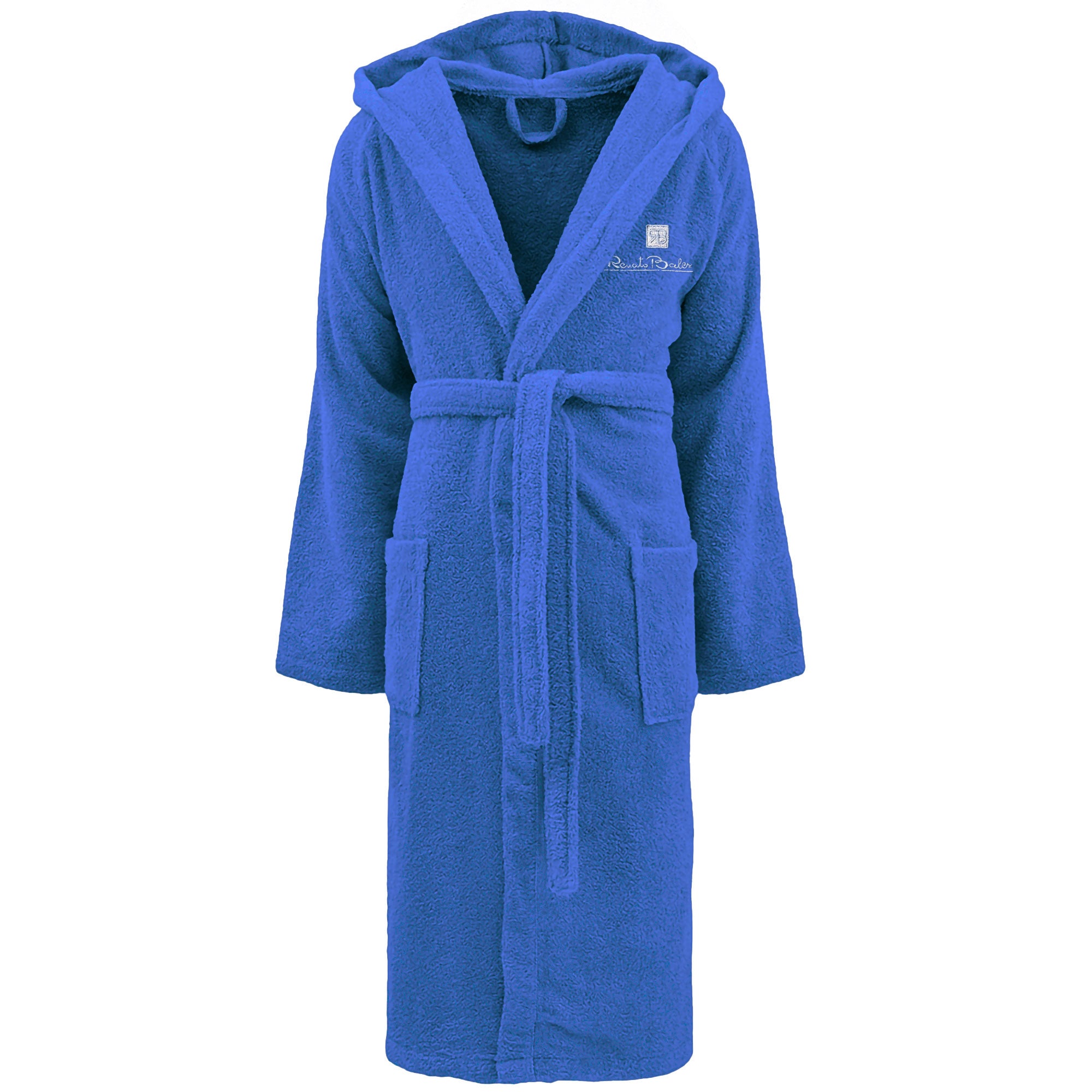 Accappatoio taglie forti in spugna cotone Renato Balestra unisex oversize 7016