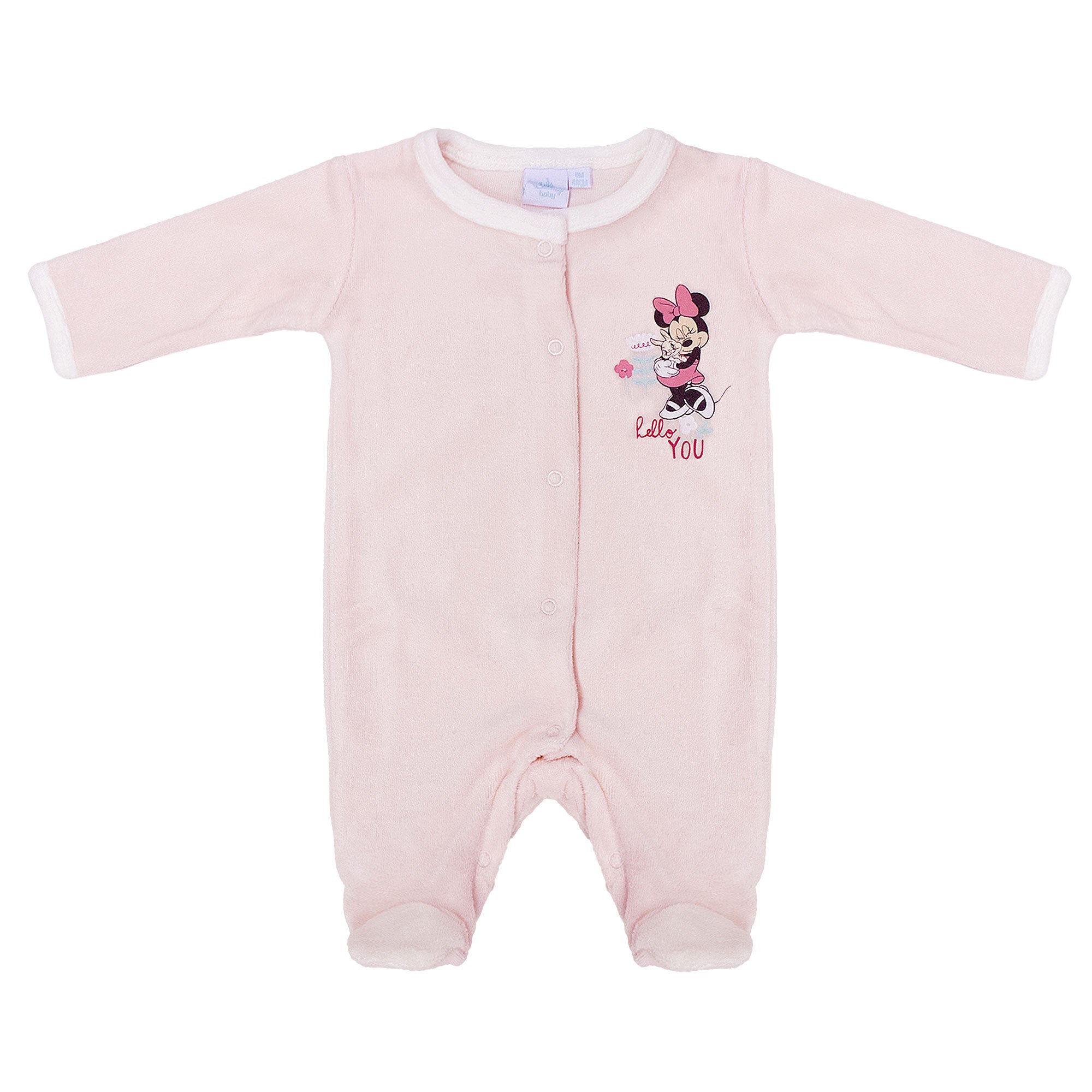 Pigiama neonato Disney Minnie Mouse tutina bambina ciniglia