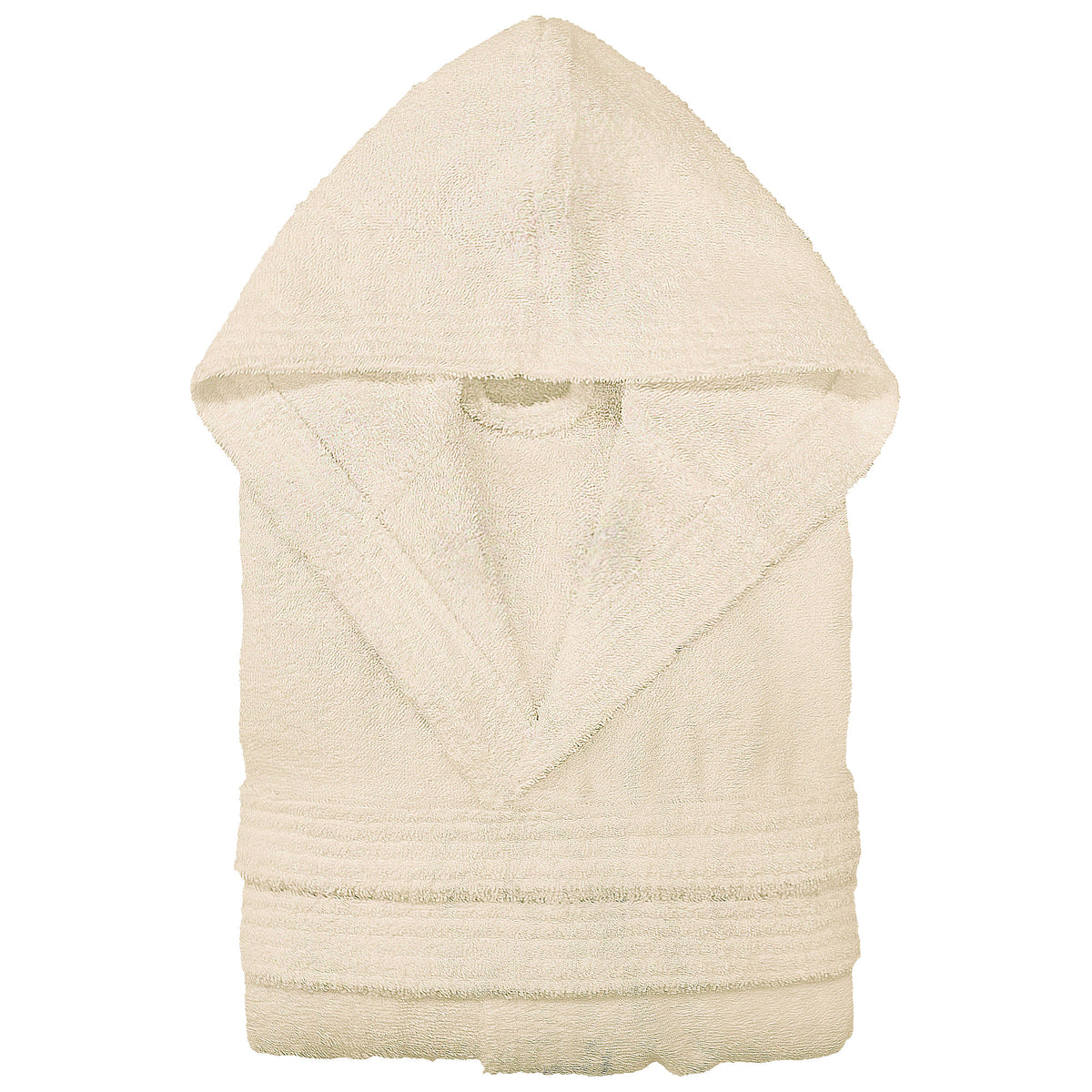 Unisex-Bademantel für Herren und Damen, mit Kapuze, Frottee, Baumwolle, 7042