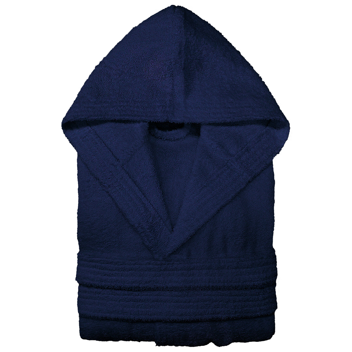 Unisex-Bademantel für Herren und Damen, mit Kapuze, Frottee, Baumwolle, 7042
