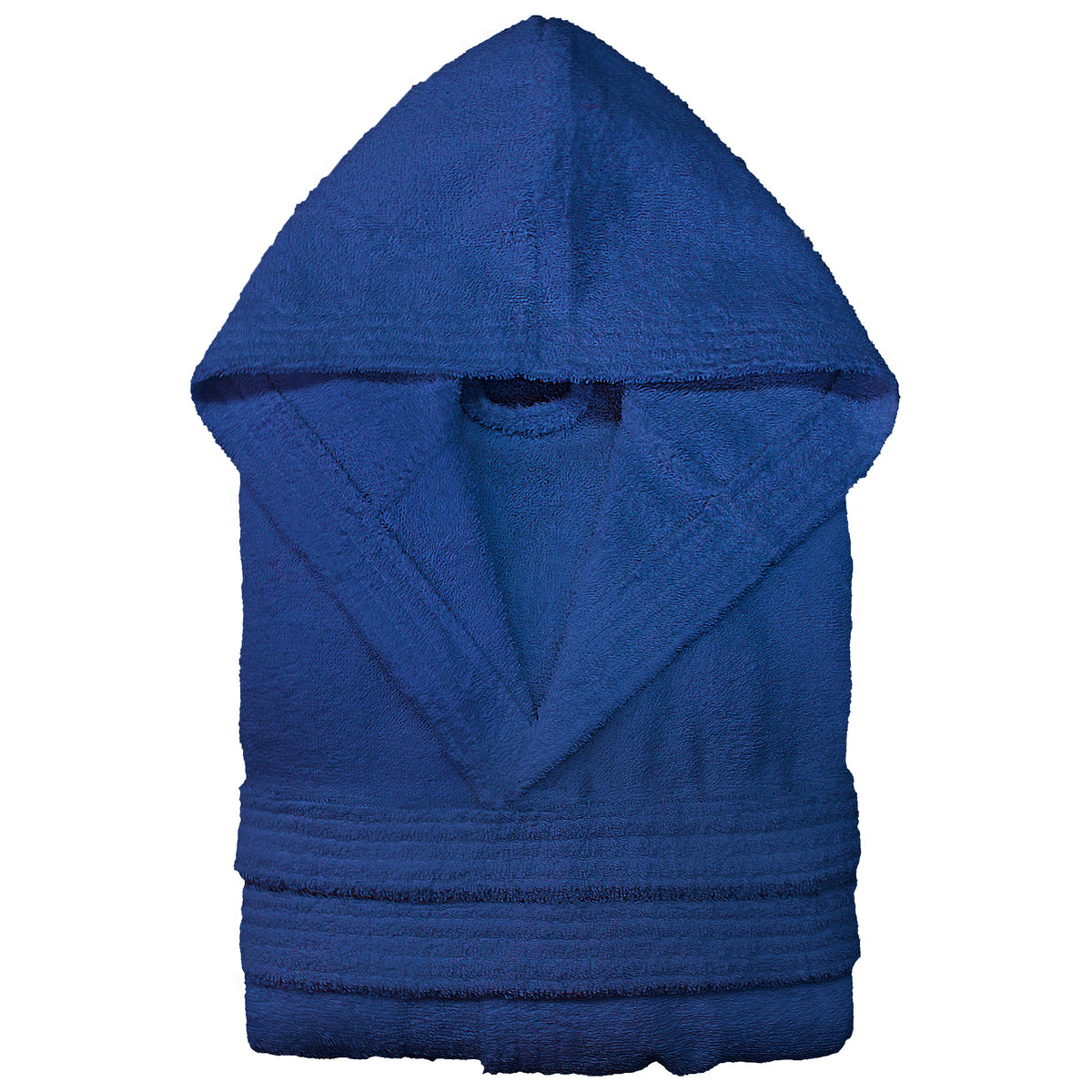 Unisex-Bademantel für Herren und Damen, mit Kapuze, Frottee, Baumwolle, 7042