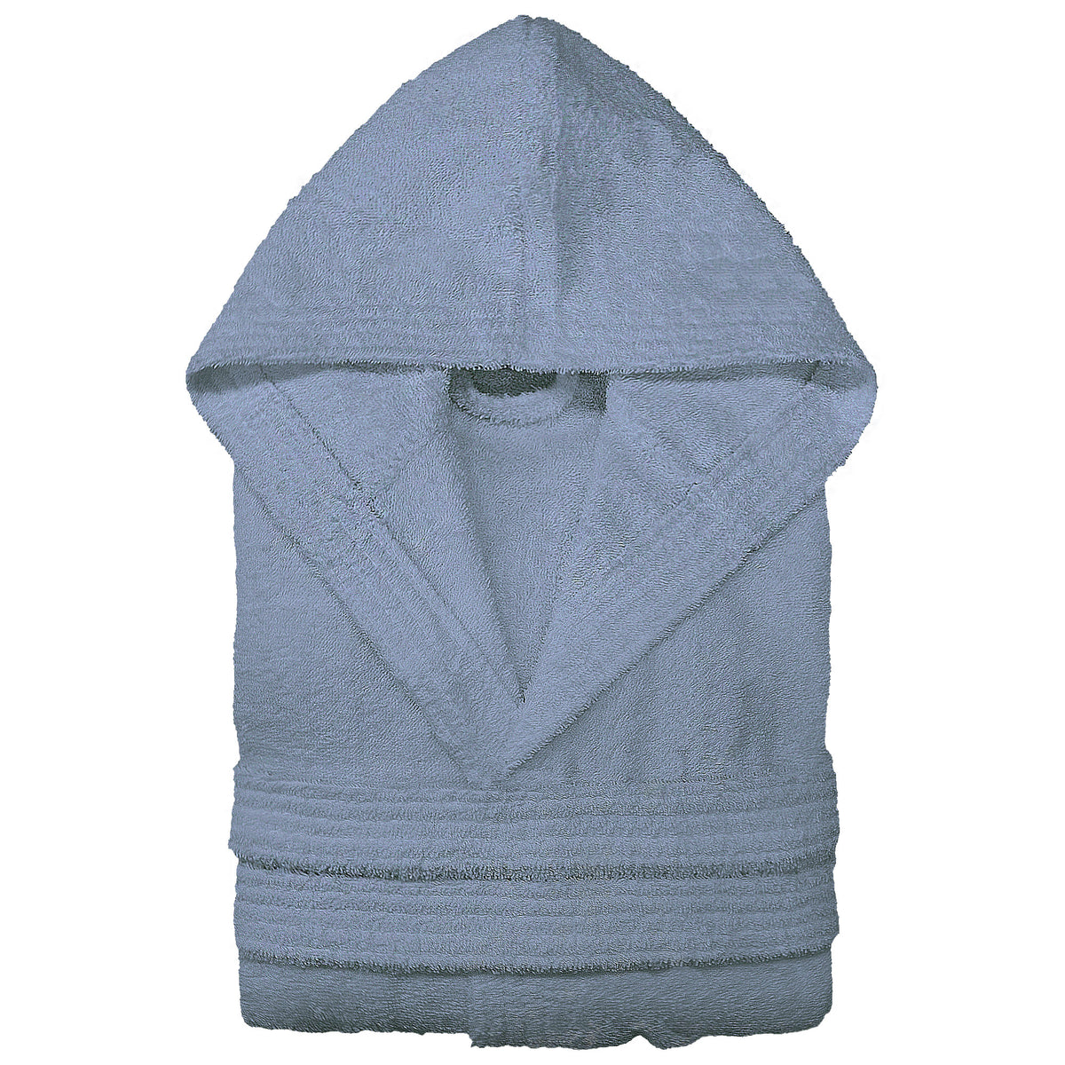 Unisex-Bademantel für Herren und Damen, mit Kapuze, Frottee, Baumwolle, 7042