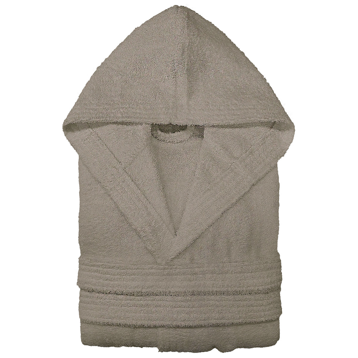 Unisex-Bademantel für Herren und Damen, mit Kapuze, Frottee, Baumwolle, 7042