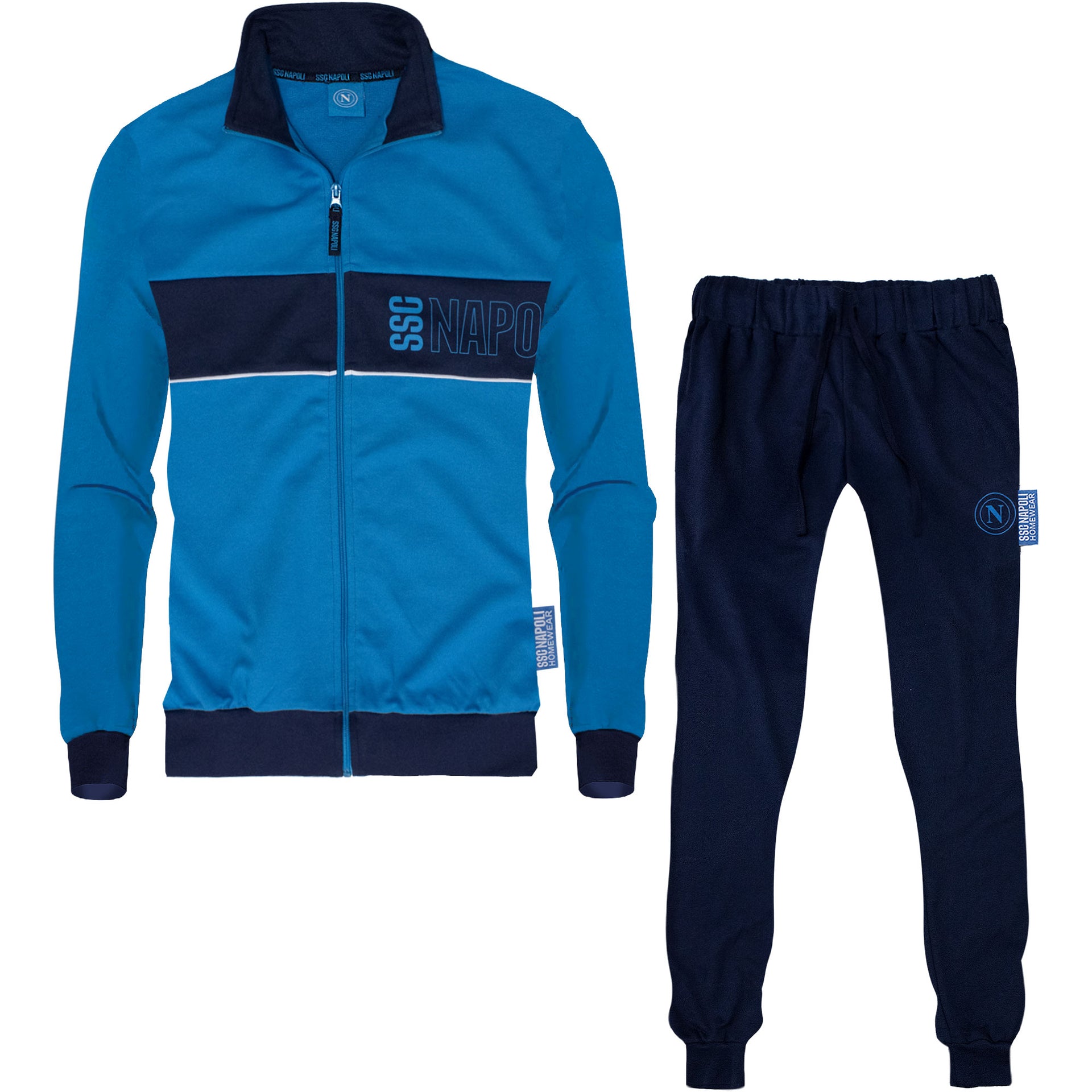 Leone Tuta Full Zip Cappuccio 0509 - Tute Sportive Uomo Grigio - Foto 2