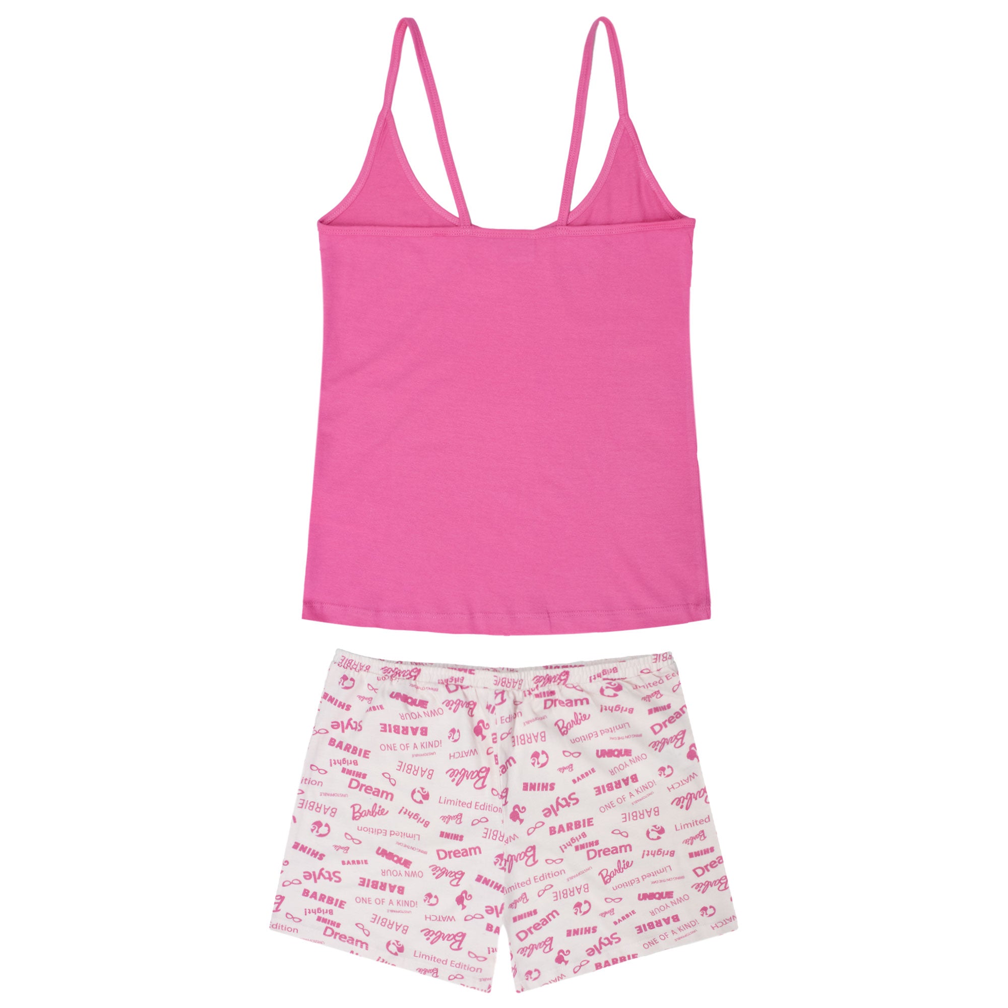 Pigiama Barbie donna ragazza estivo corto in cotone leggero 7080