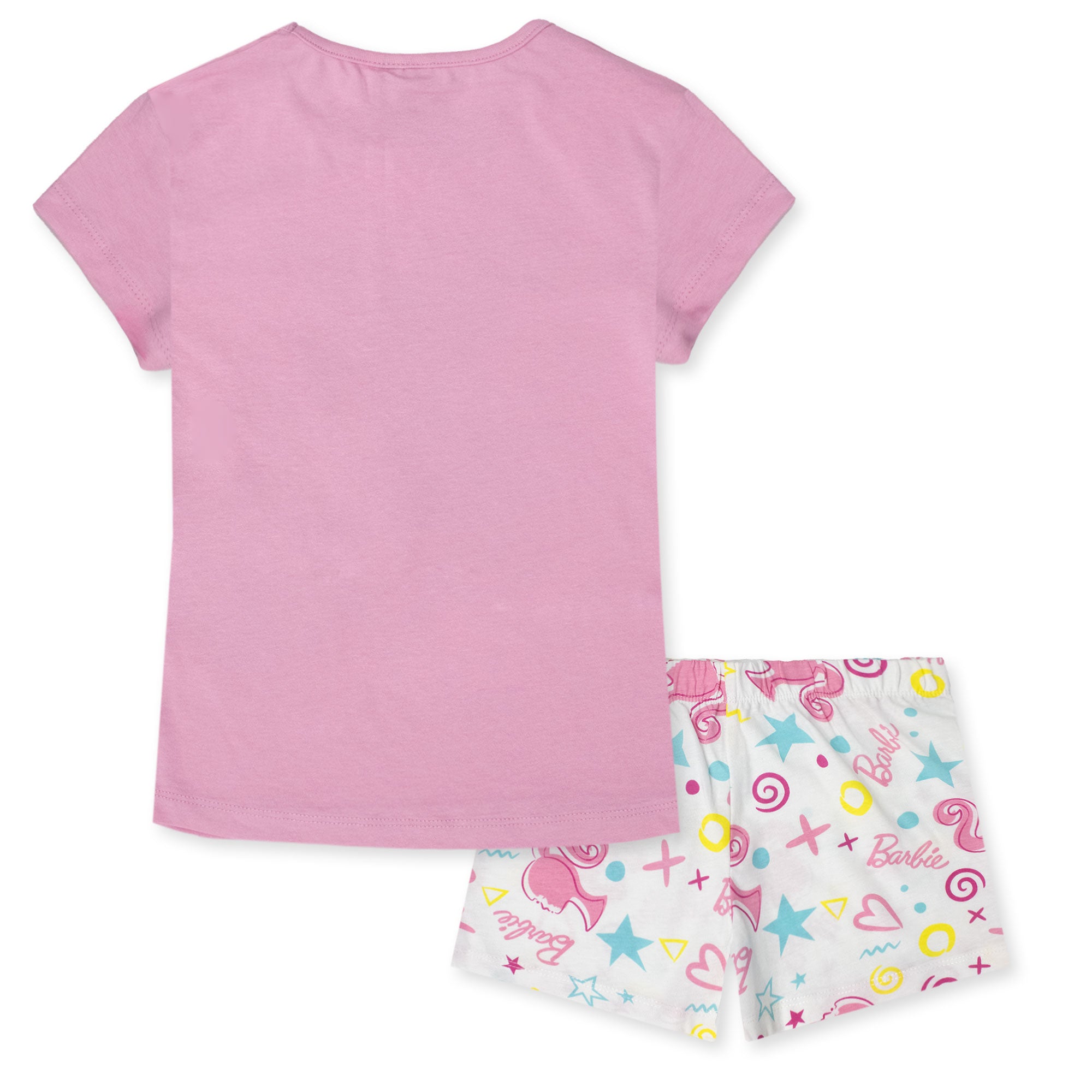 Pigiama per Bambina Barbie estivo in Cotone Leggero corto 7082