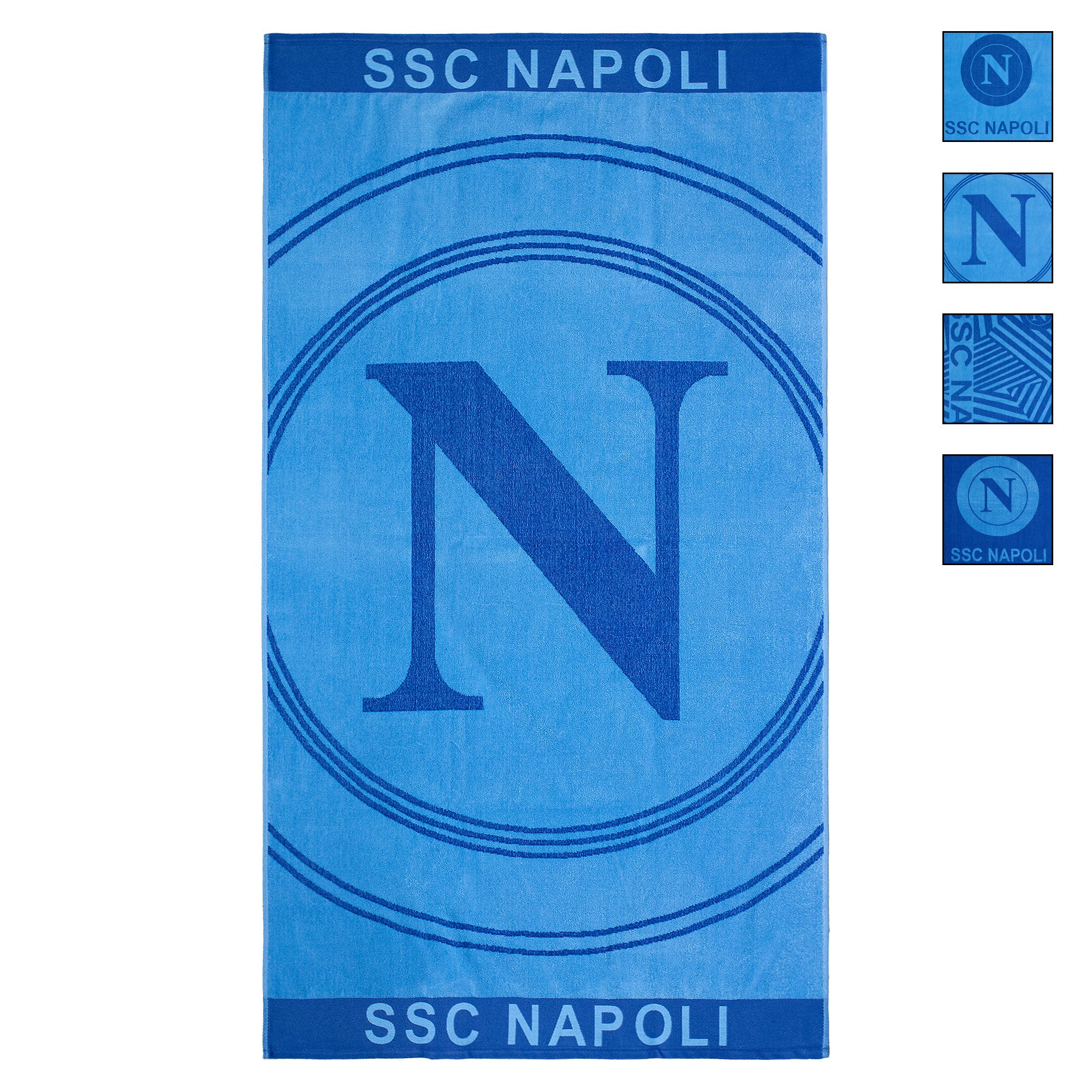 Telo mare SSC Napoli in spugna di cotone 90x170cm Prodotto Ufficiale 7119