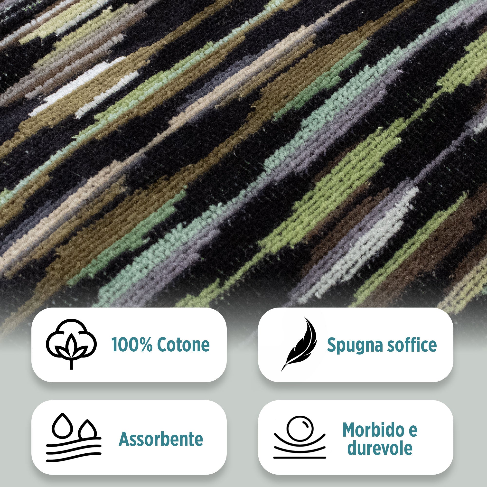 Accappatoio uomo donna in spugna velour cinigliato con cappuccio Jacquard 7126